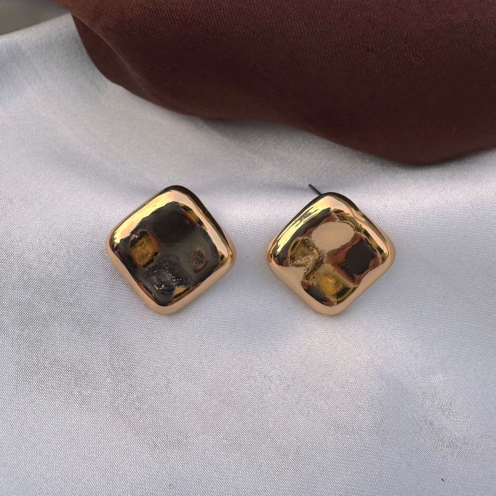 TFC Glimmer Gold Plated Stud Earrings