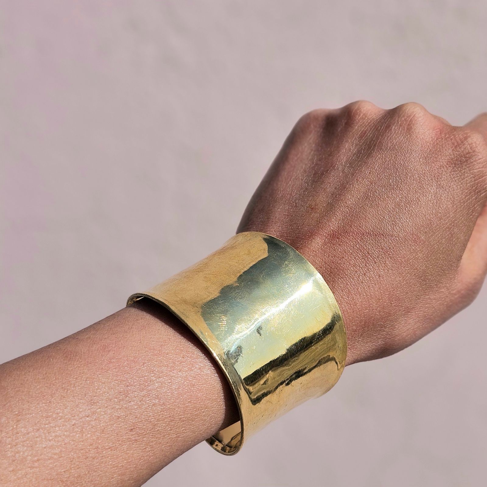 TFC Pure From Collection Polished Brass Cuff