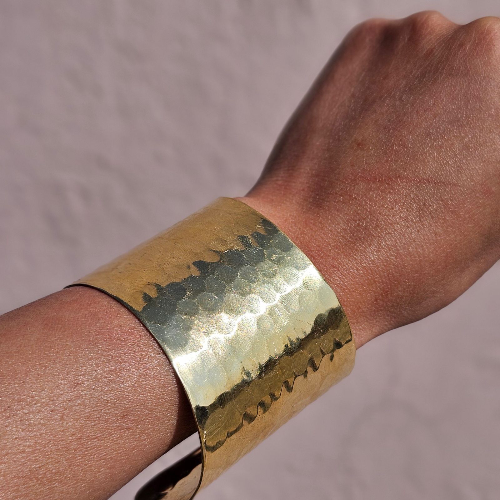 TFC Antique Vault Polished Brass Cuff