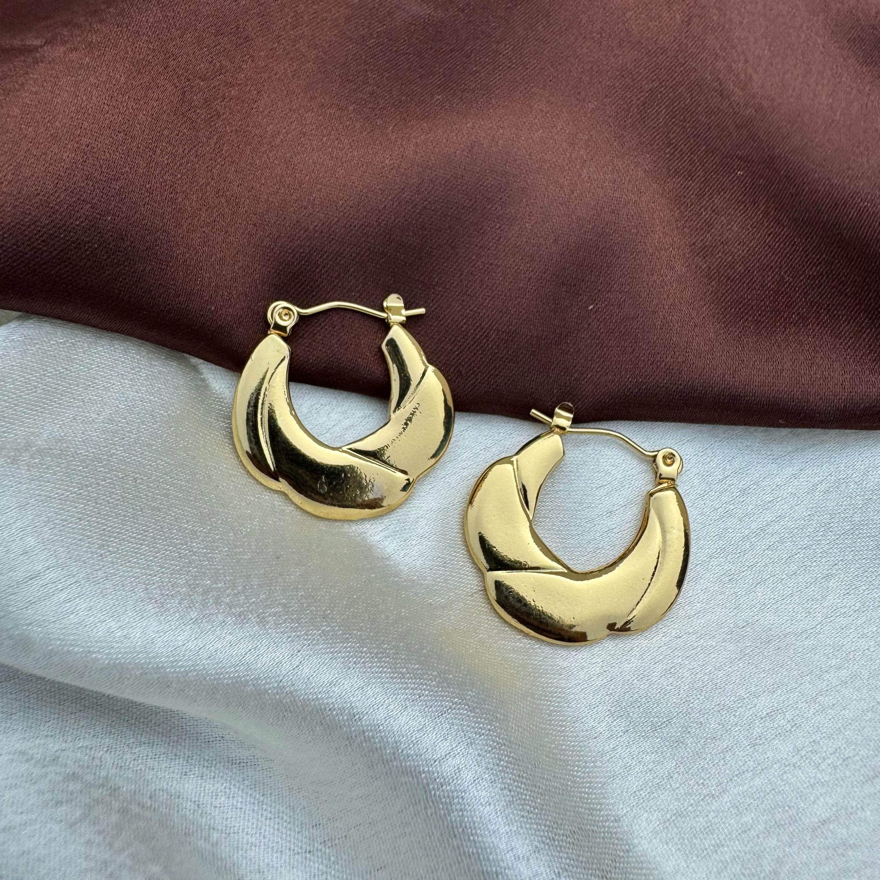 TFC Eternal Gold Plated Hoop Earrings