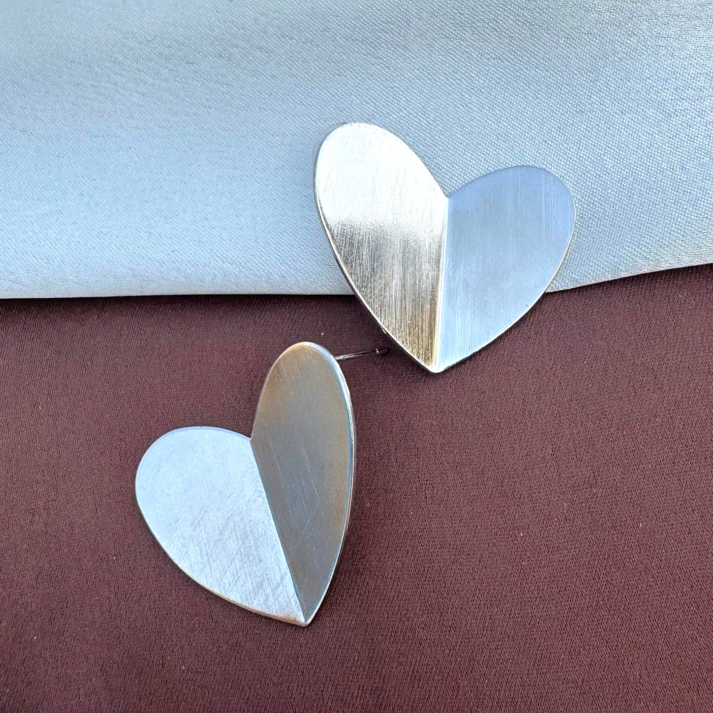 TFC Split Love Silver Plated Stud Earrings