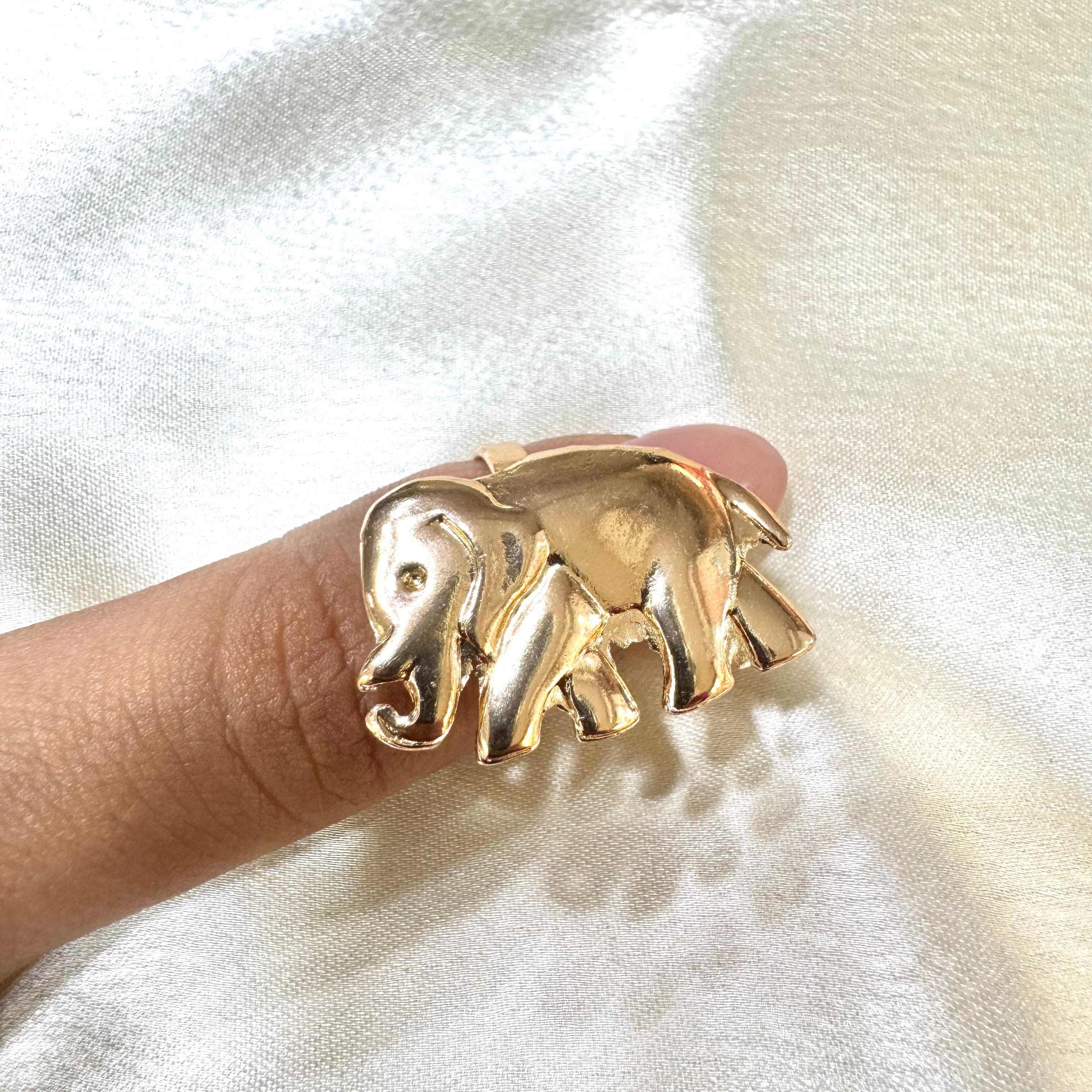 TFC Elecharm Gold Plated Adjustable Ring