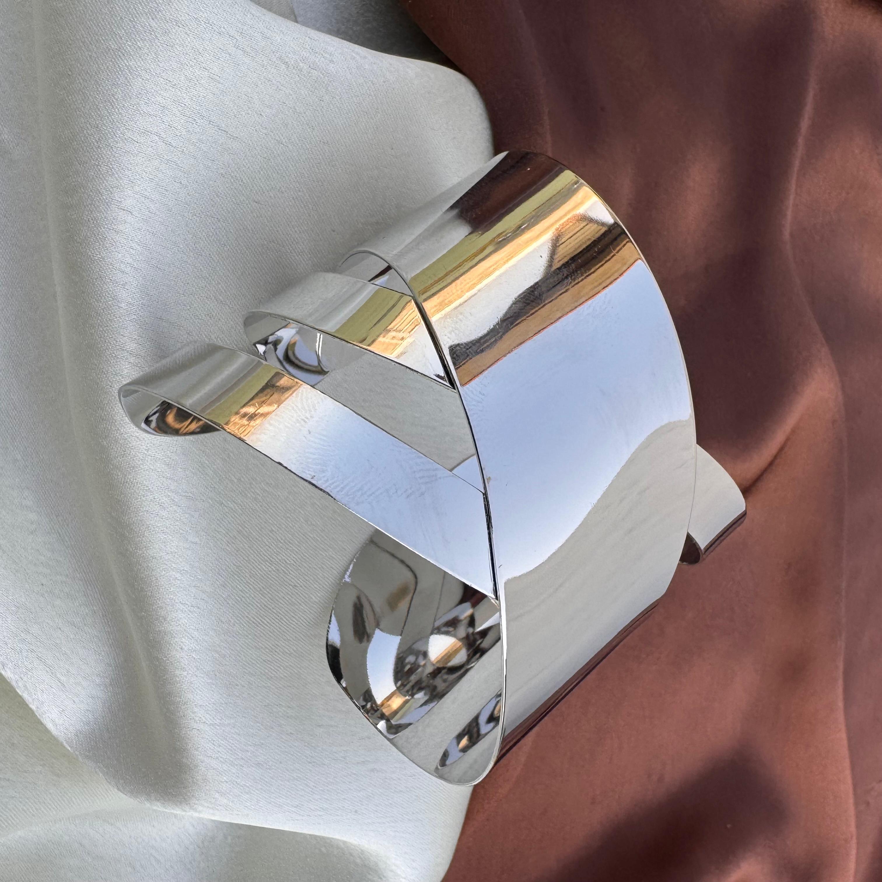 TFC Zenith Band Silver Plted Cuff Braclete