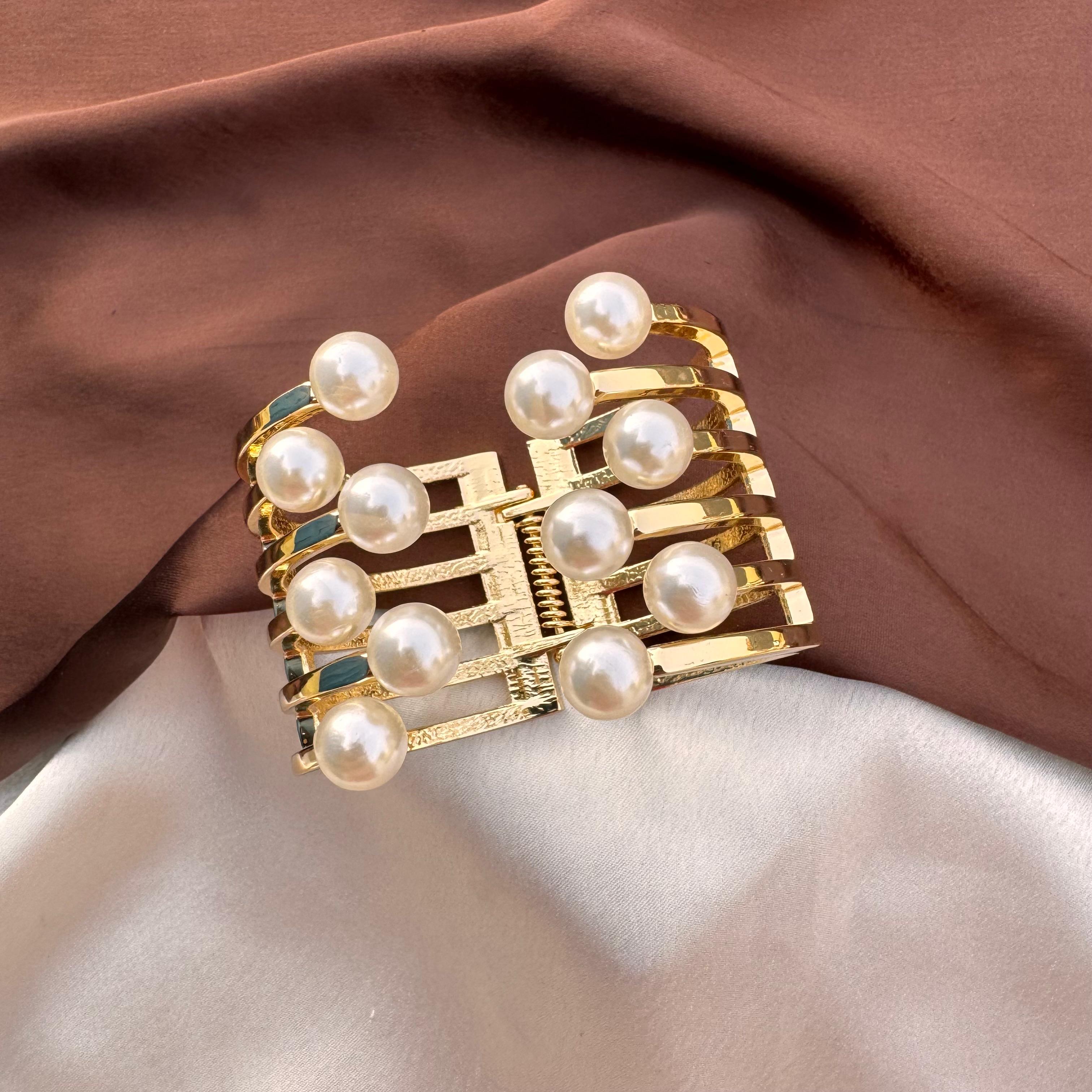TFC Aurelina Gold Plated Cuff Bracelet