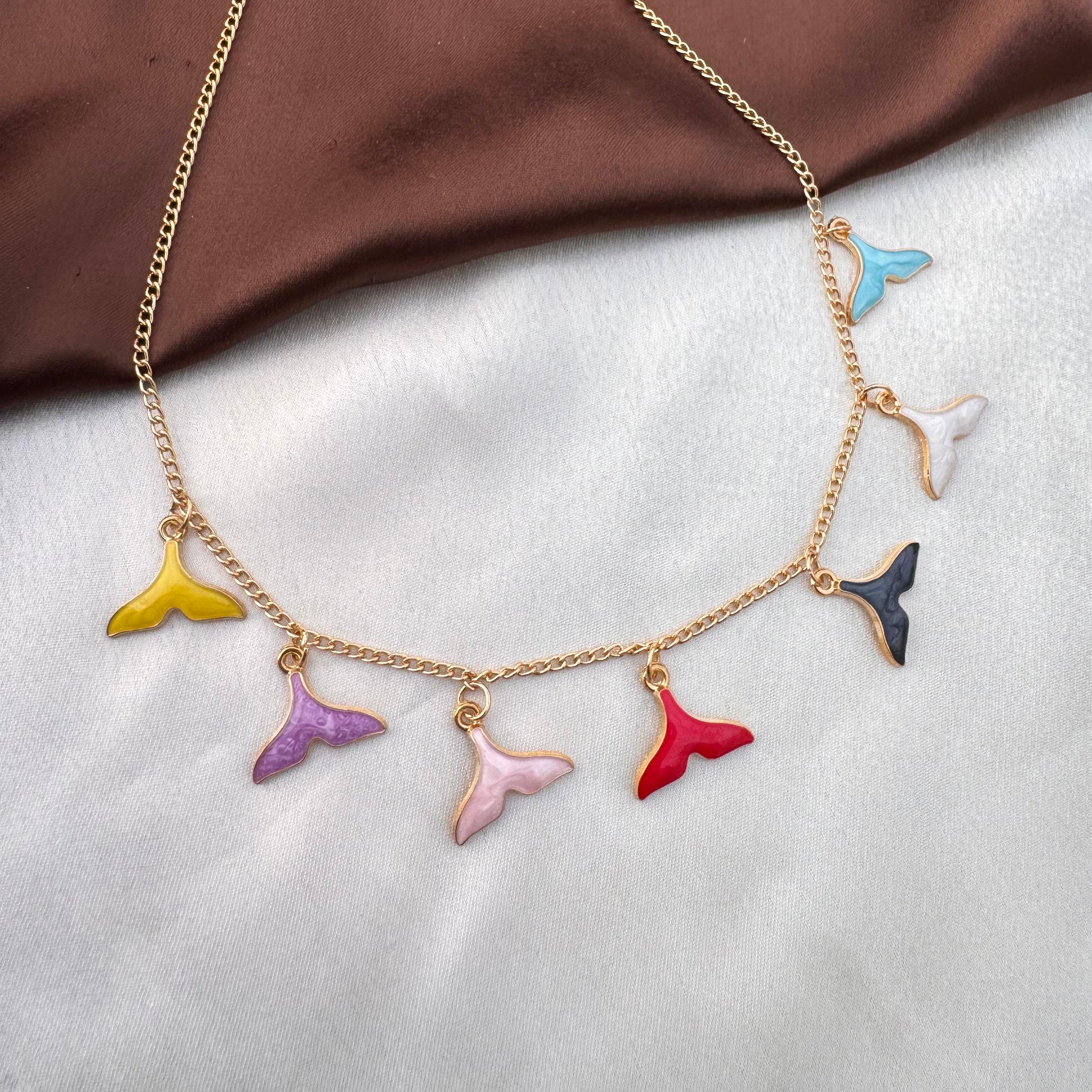 TFC Fish Tail Gold Plated Necklace