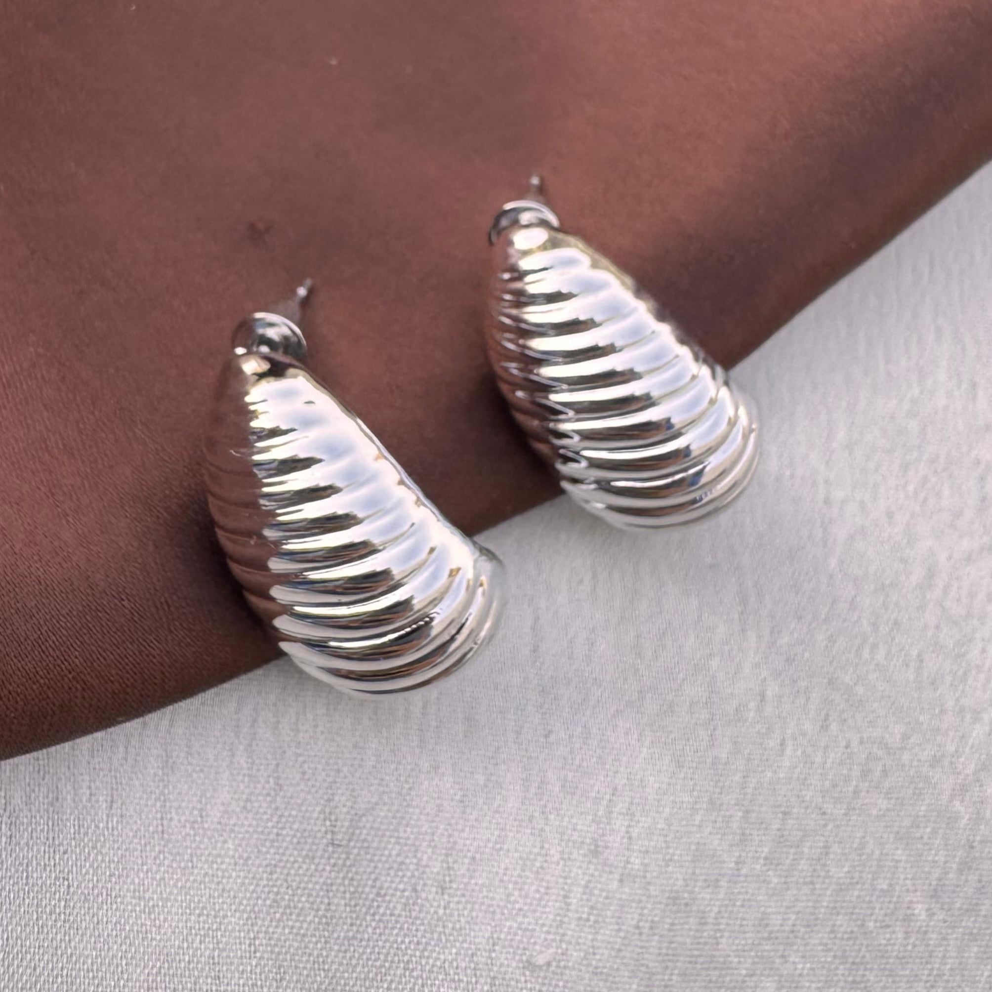 TFC Sparky Silver Plated Stud Earrings