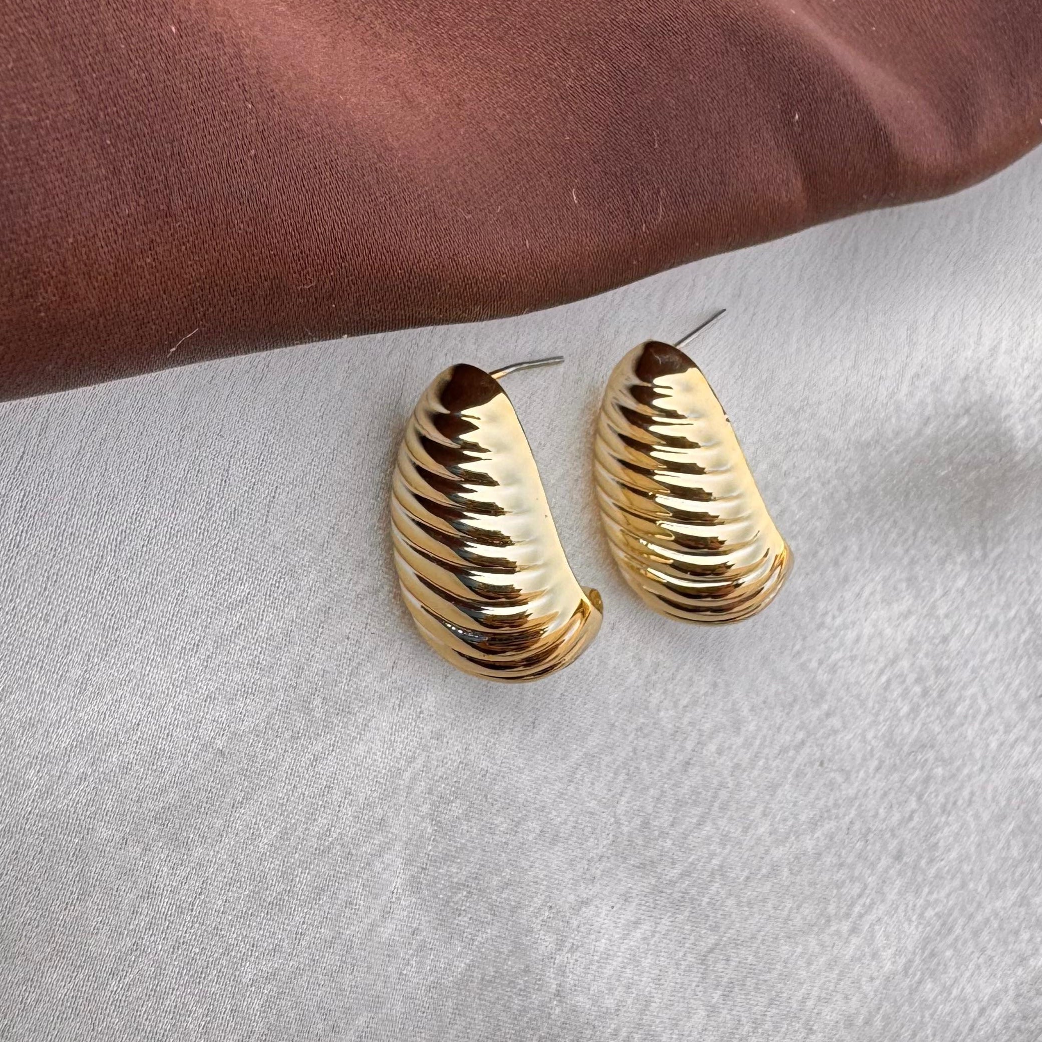 TFC Sparky Gold Plated Stud Earrings