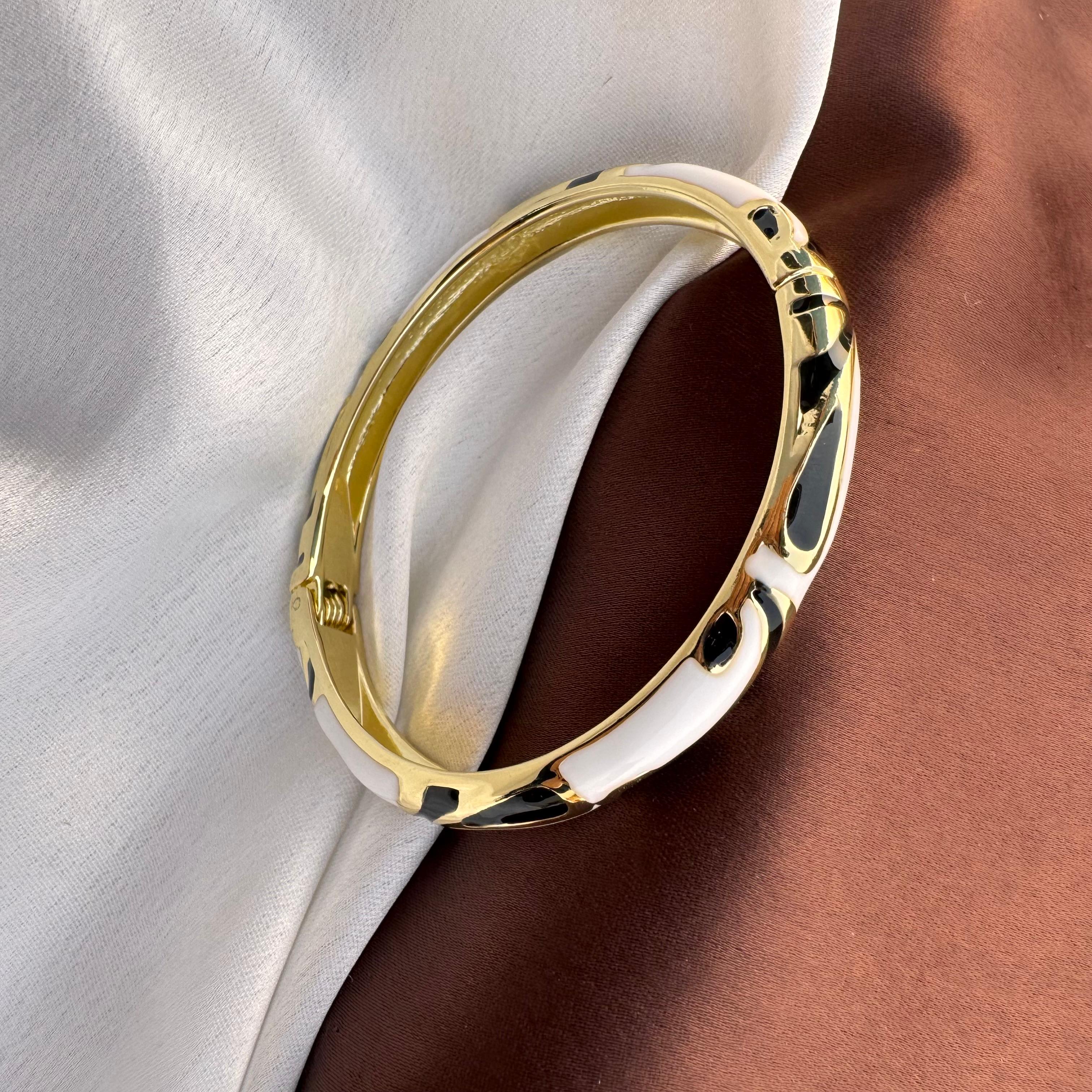 TFC Shadowline Gold Plated Bracelet Bangle (size 6.0)
