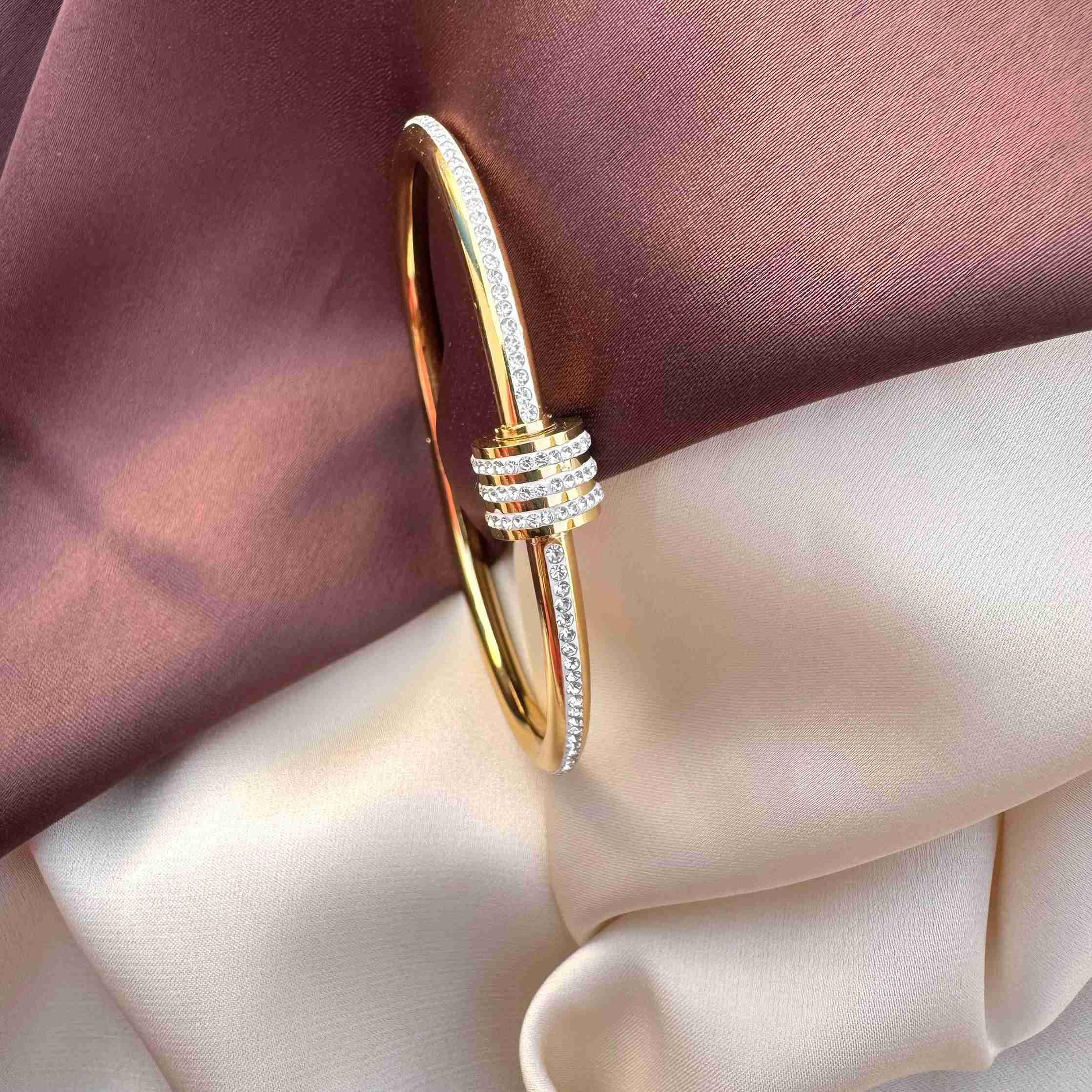 TFC Your Shine Gold Plated Bracelet Bangle (size 2-8)