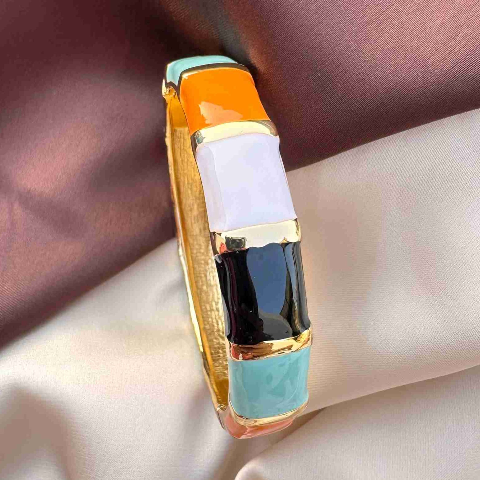 TFC Colour Match Gold Plated Bracelet Bangle (size 2-6)