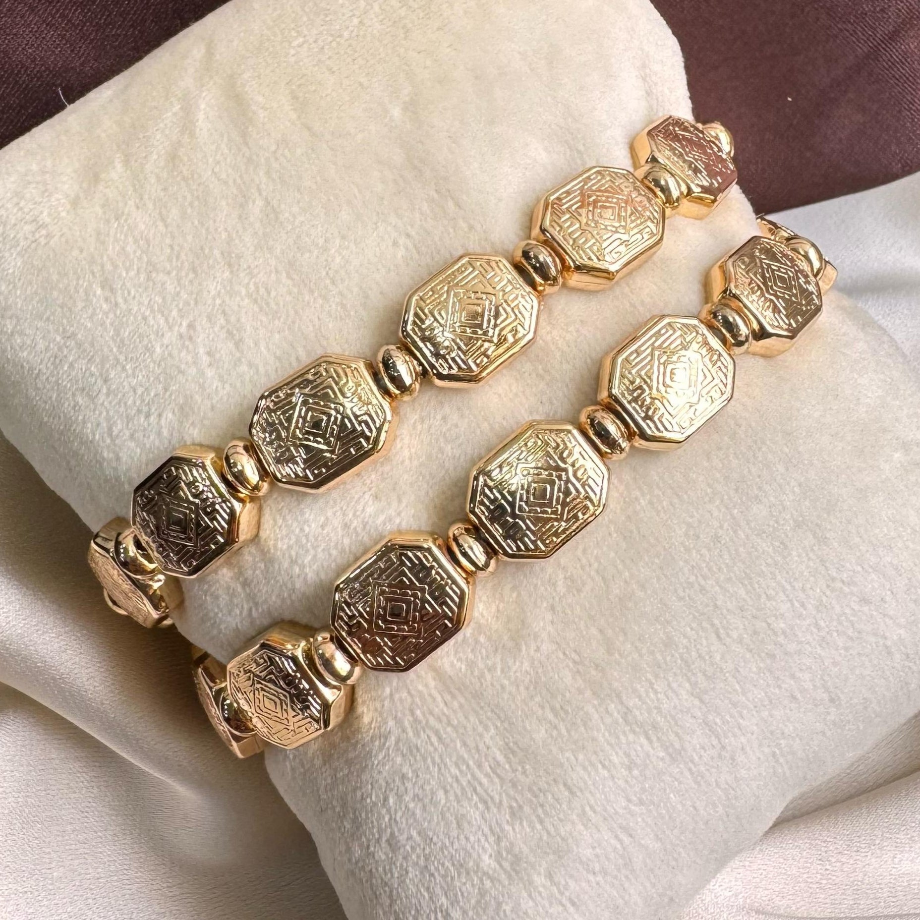 TFC Elaria Gold Plated Bracelet (set of 2)