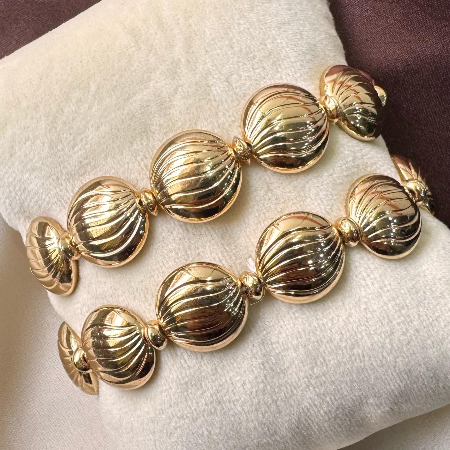 TFC Glowra Gold Plated Bracelet (Set of 2)