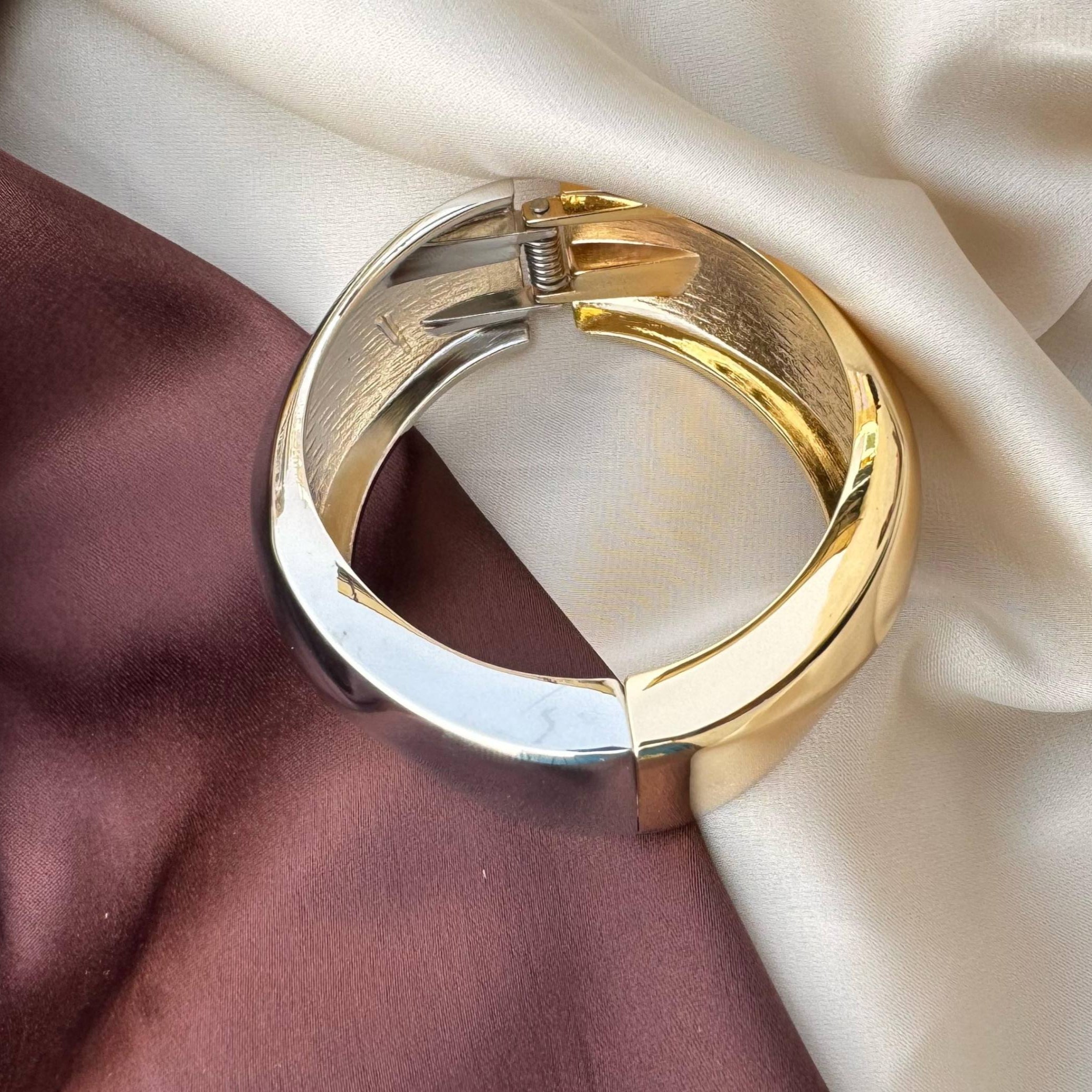 TFC Size 2.8 Dual Tone Bracelet Bangle