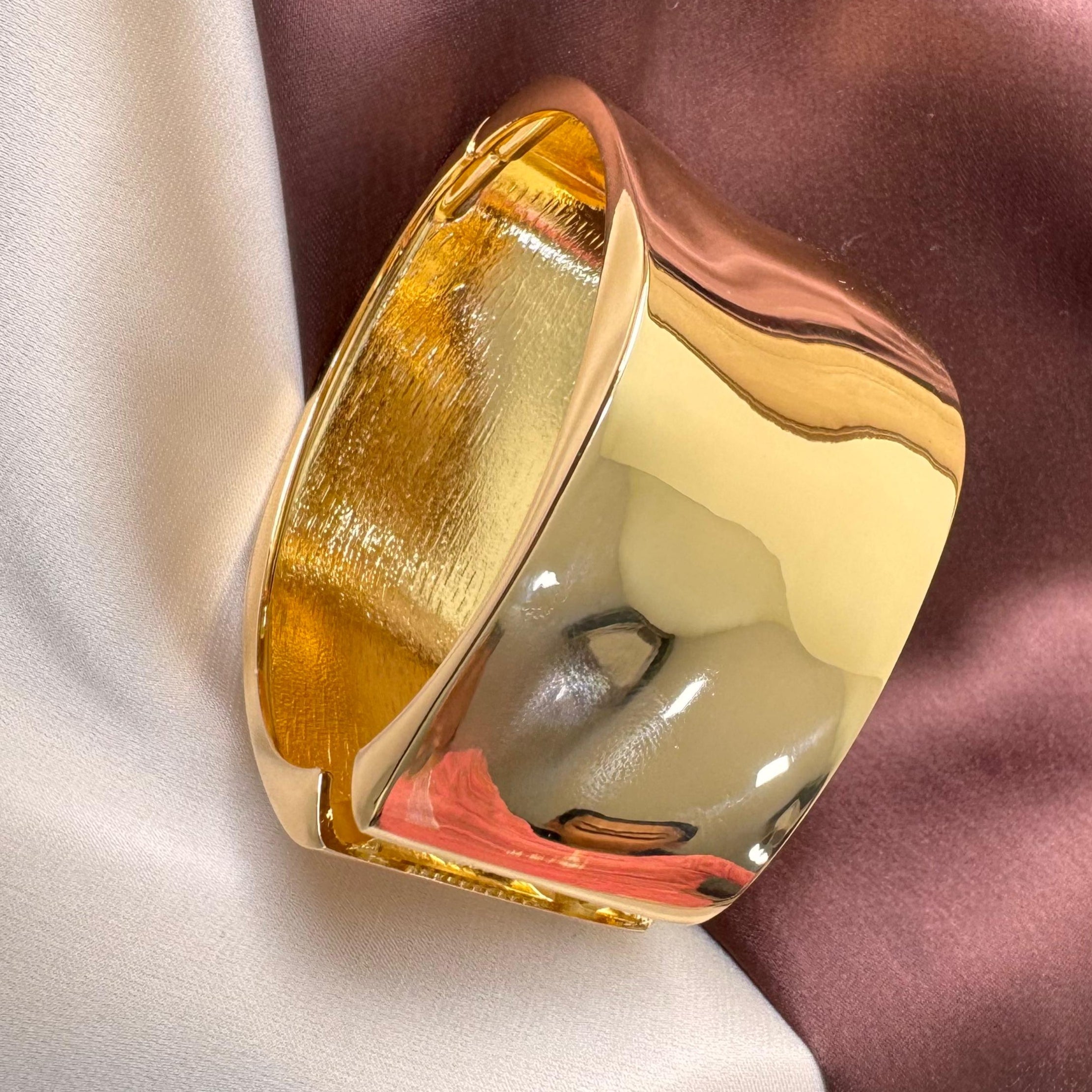 TFC Nova Sheen Gold Plated Bangle Size 2.6
