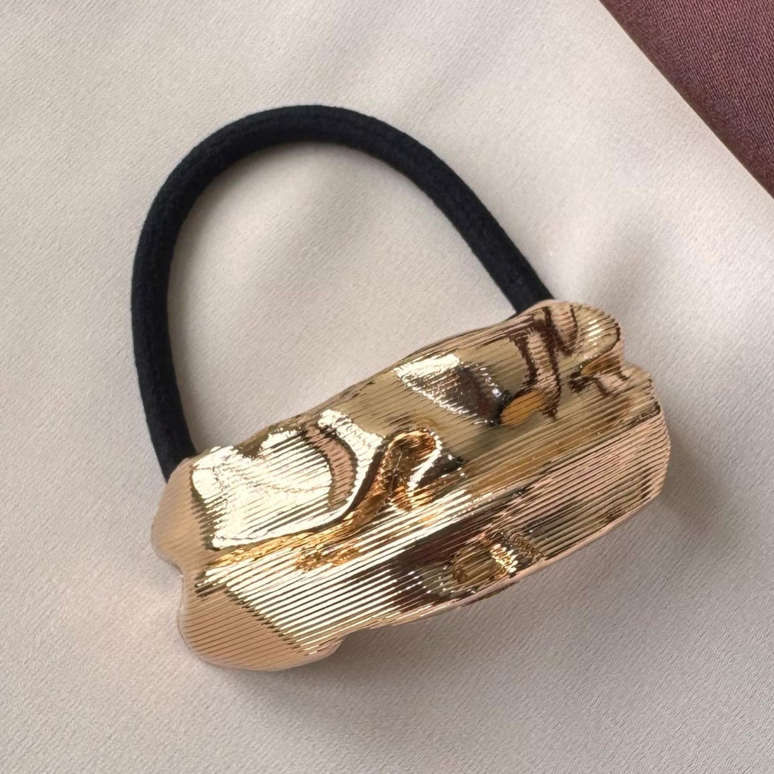 TFC Chic Loop Gold Plated Hair Tie