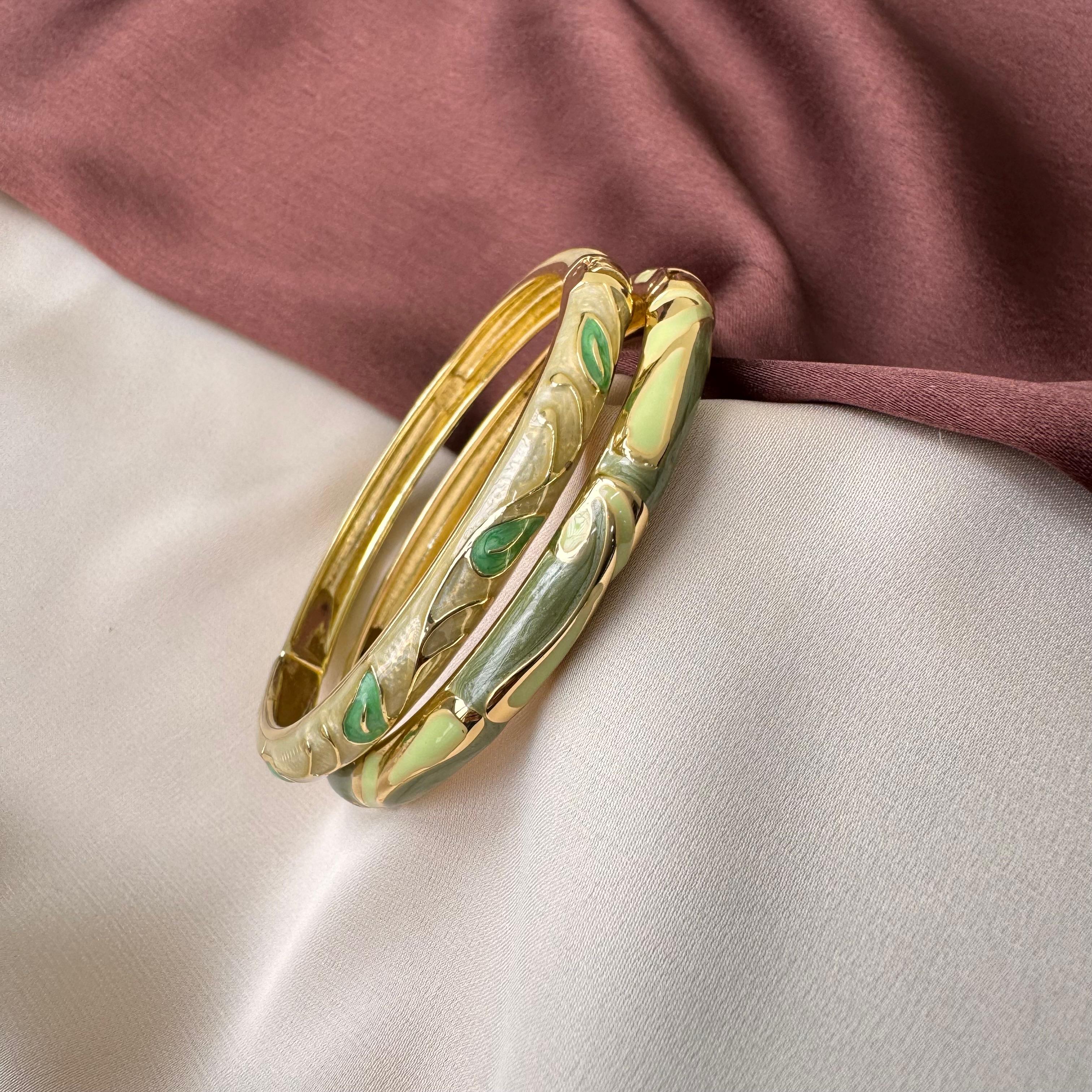 TFC Earthline Gold Plated Bracelet Bangle (size 6.0)
