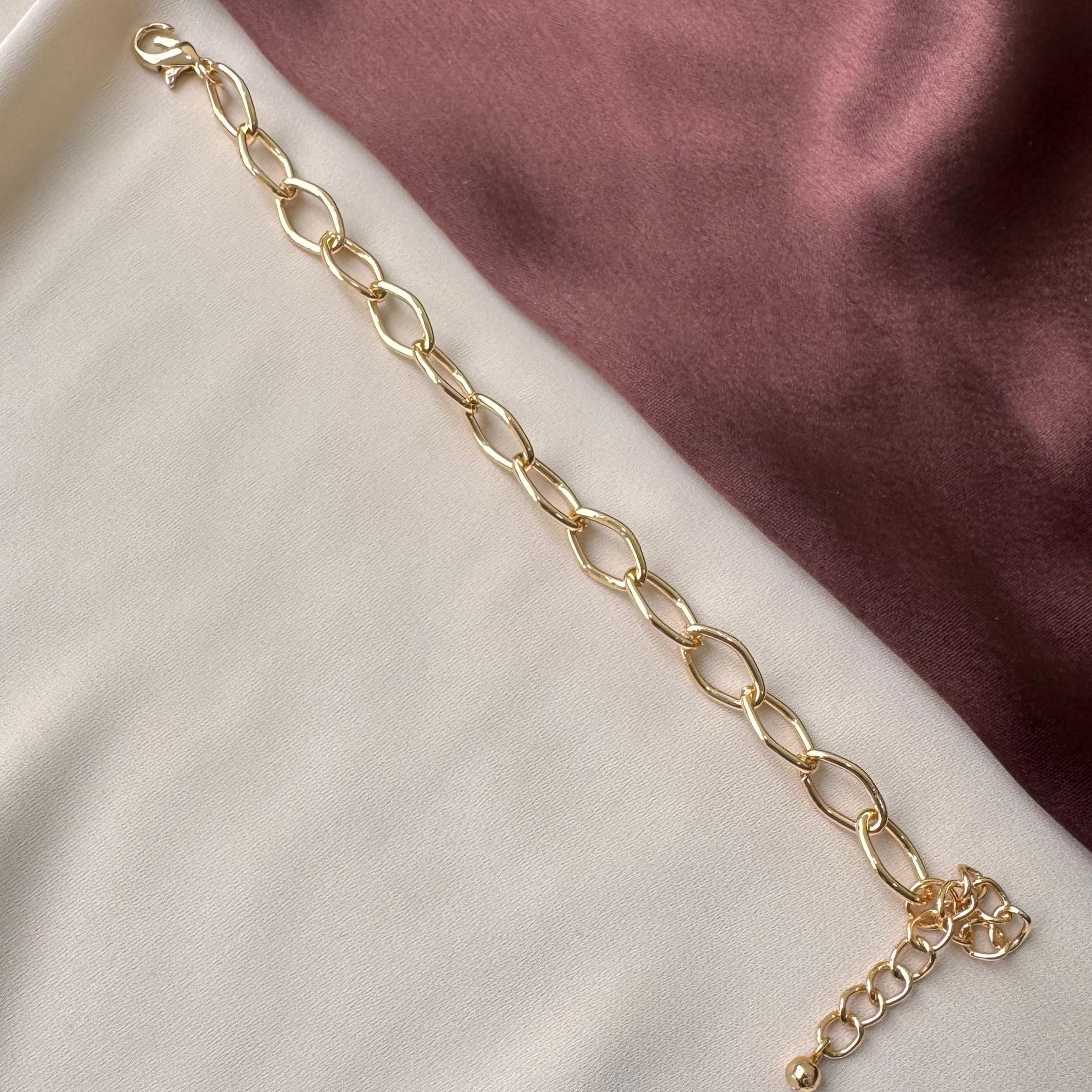 TFC Twilight Ties Gold Plated Chain Bracelet