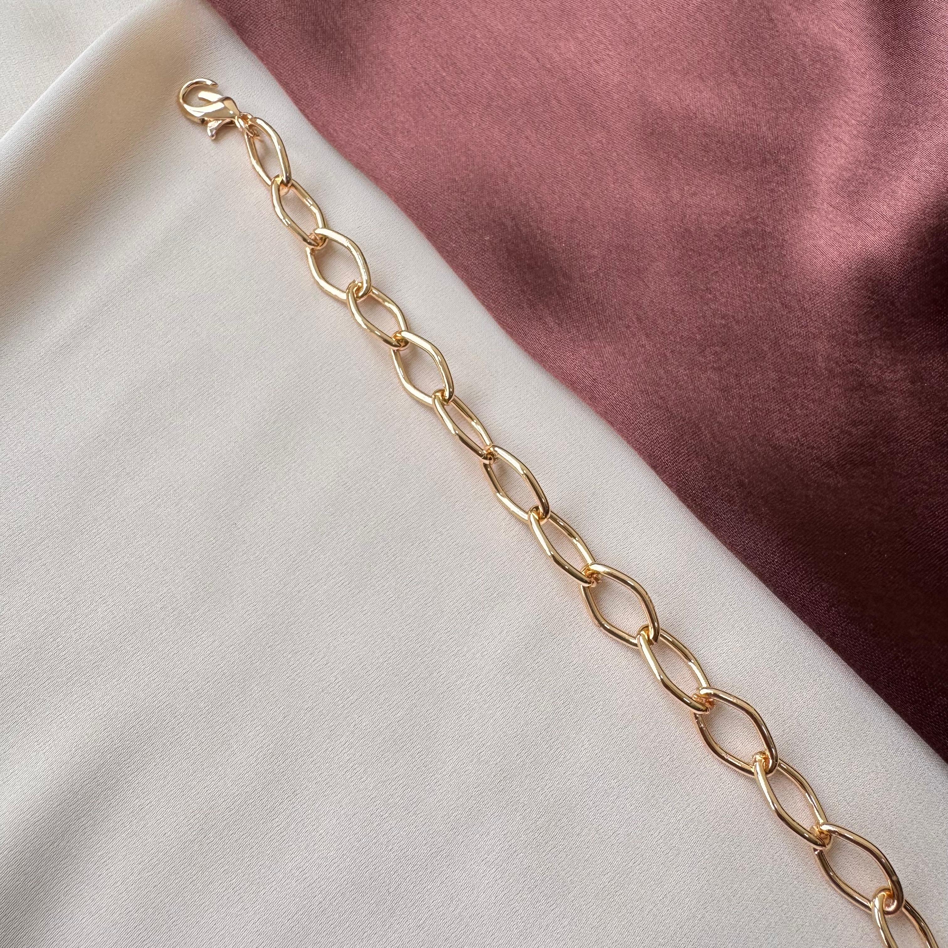 TFC Twilight Ties Gold Plated Chain Bracelet