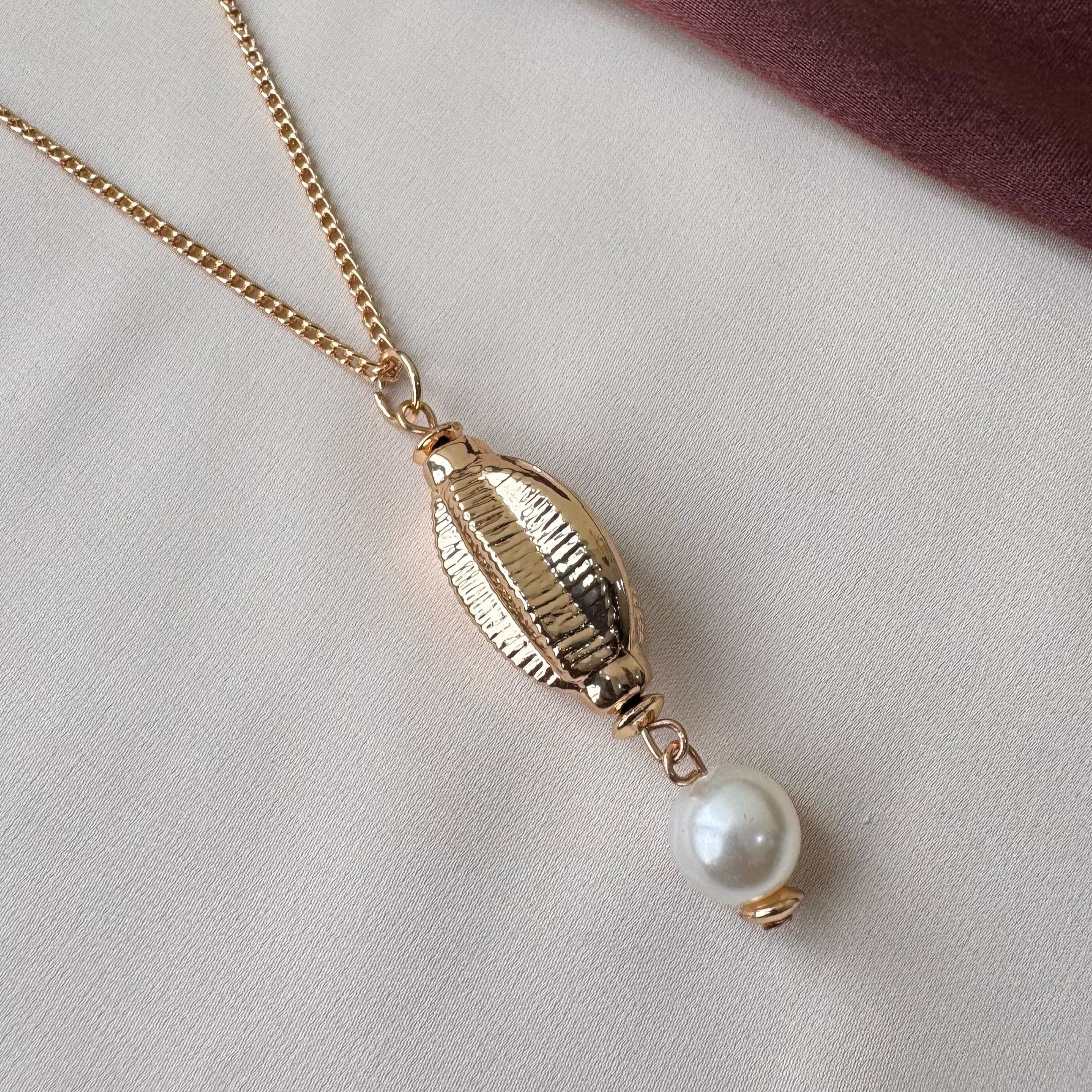 TFC Gold Pearl Gold Plated Necklace