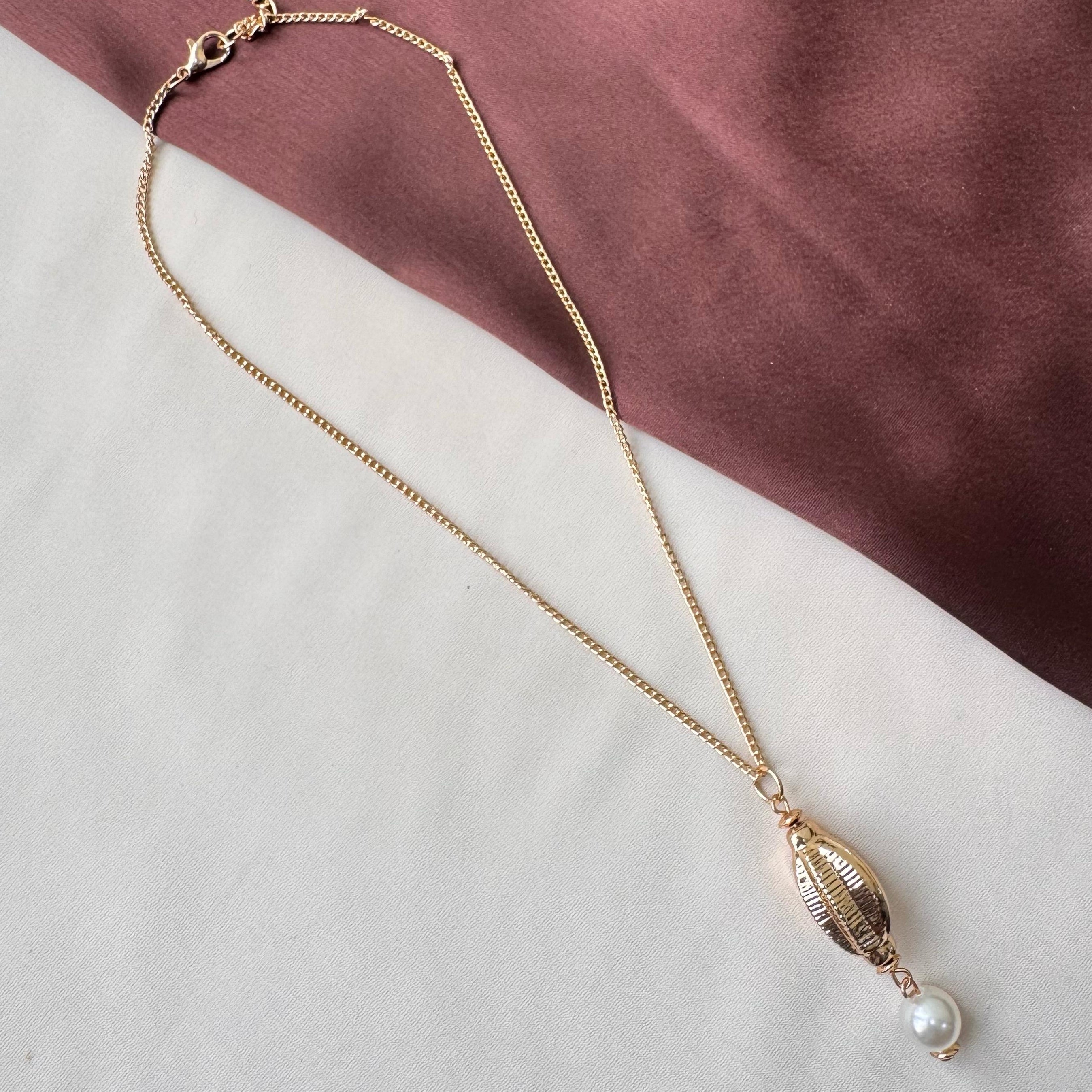 TFC Gold Pearl Gold Plated Necklace