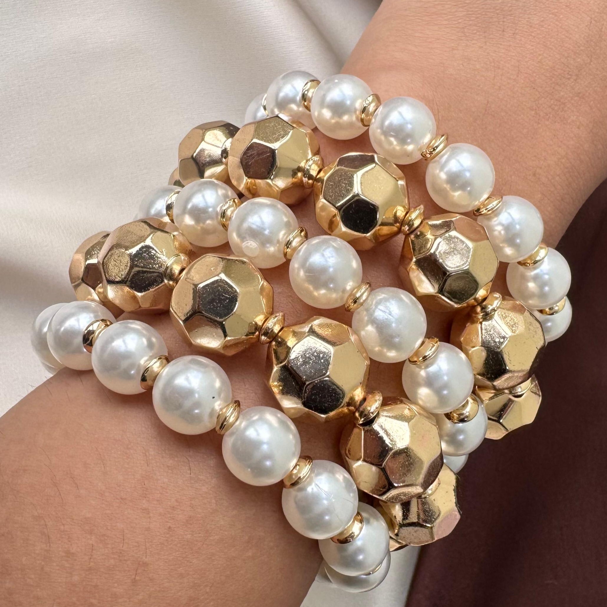 TFC Crown Cluster Gold Plated Bracelet