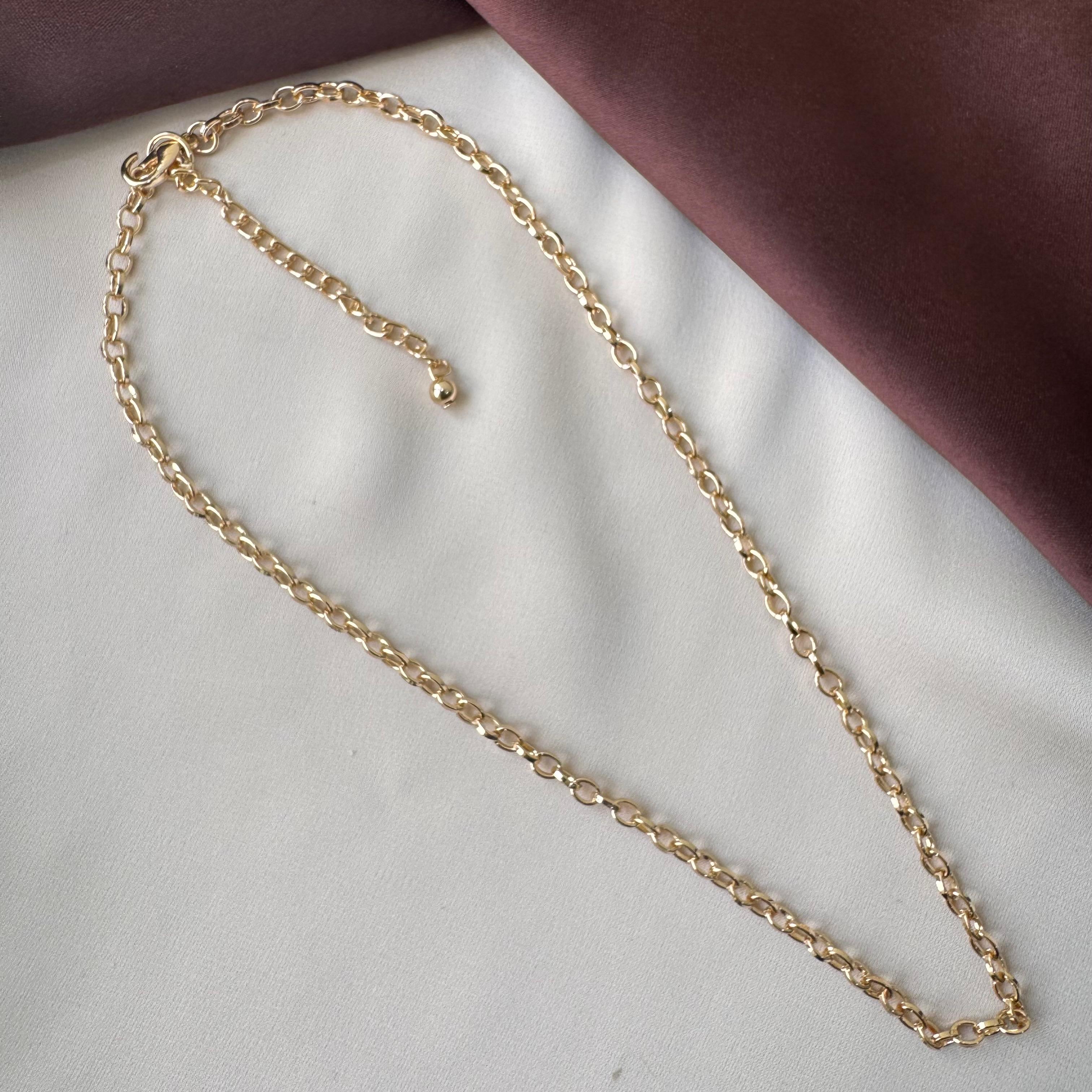 TFC Sunkissed Gold Plated Chain Necklace
