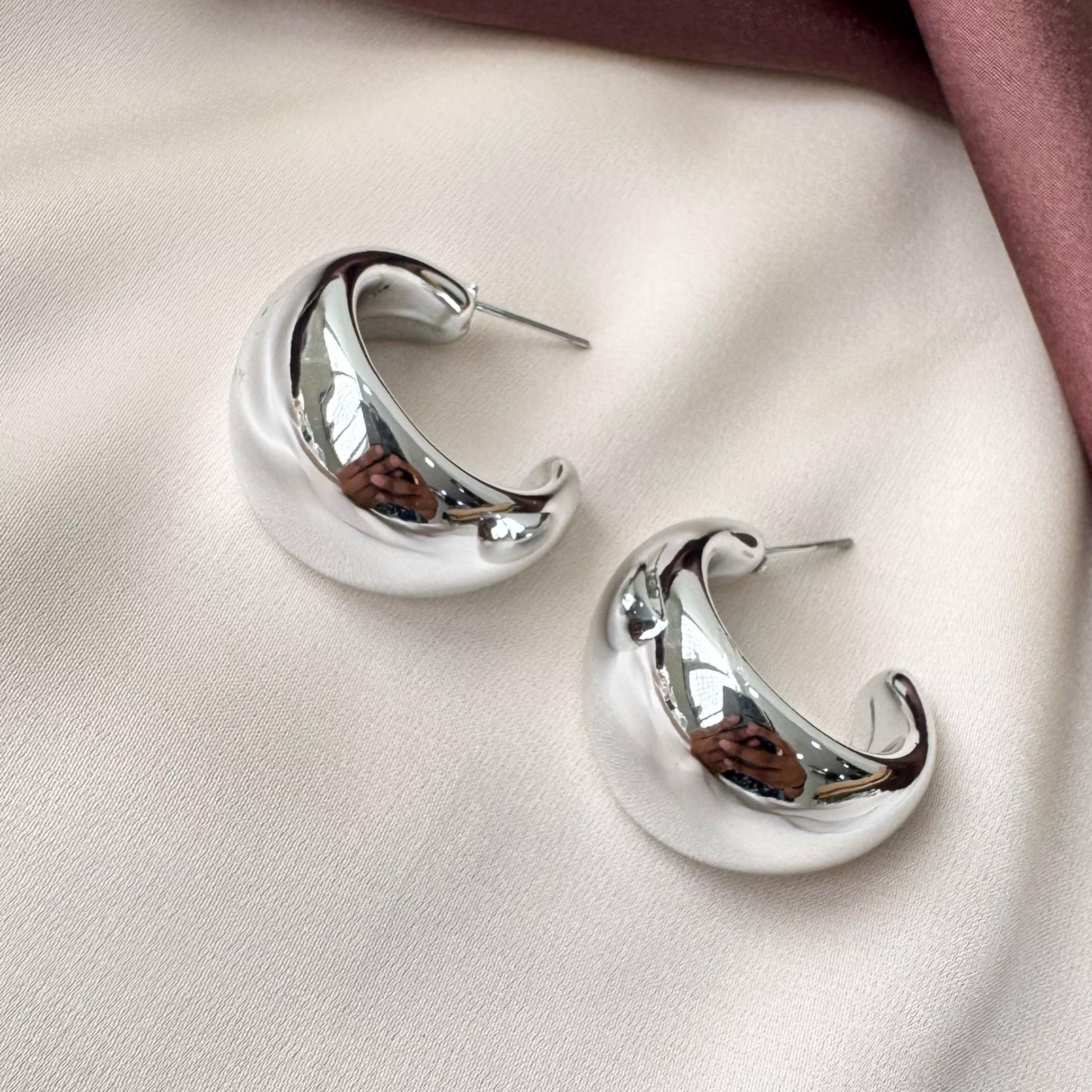 TFC Glamorous Silver Plated Earrings