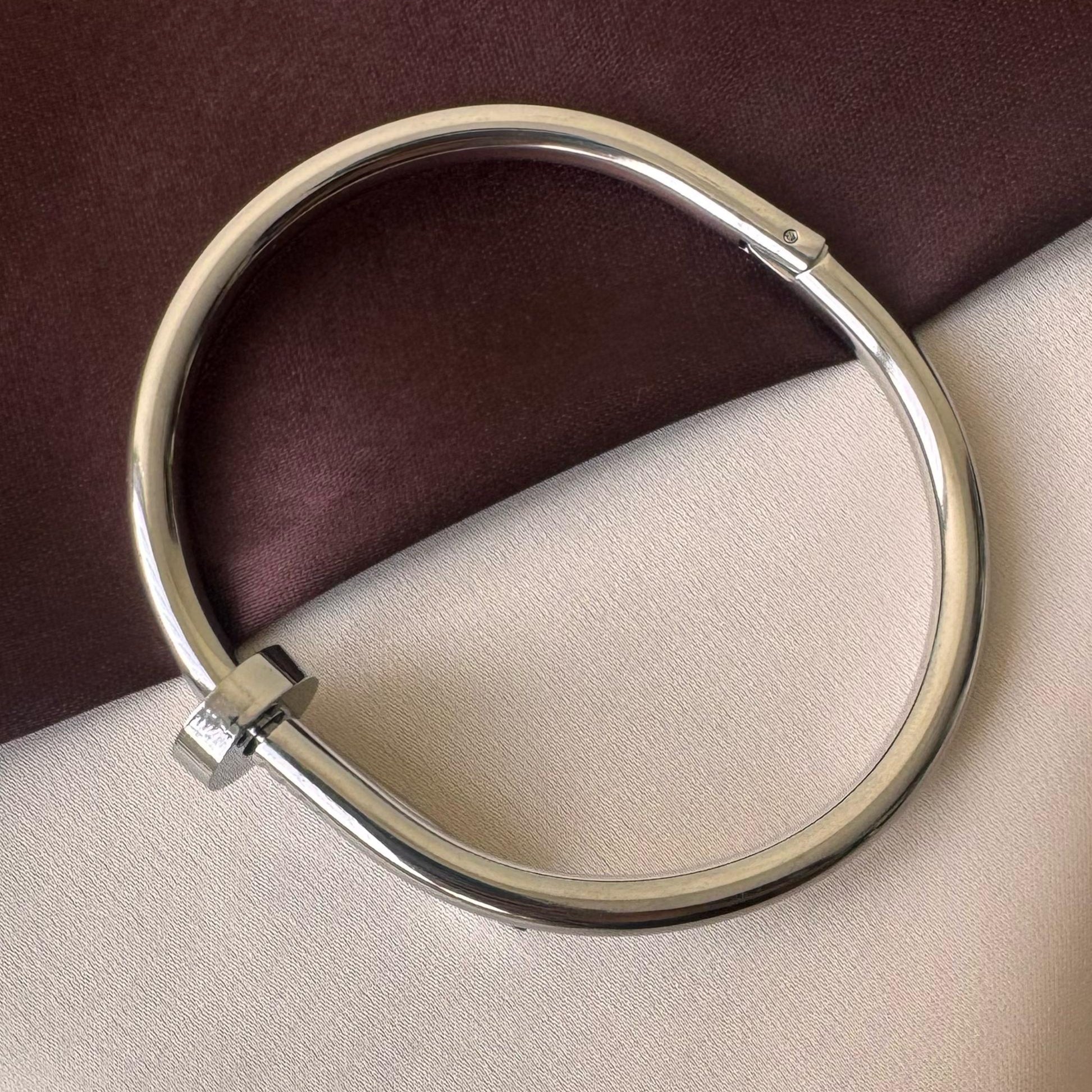 TFC lock And Wall Silver Plated Braclet