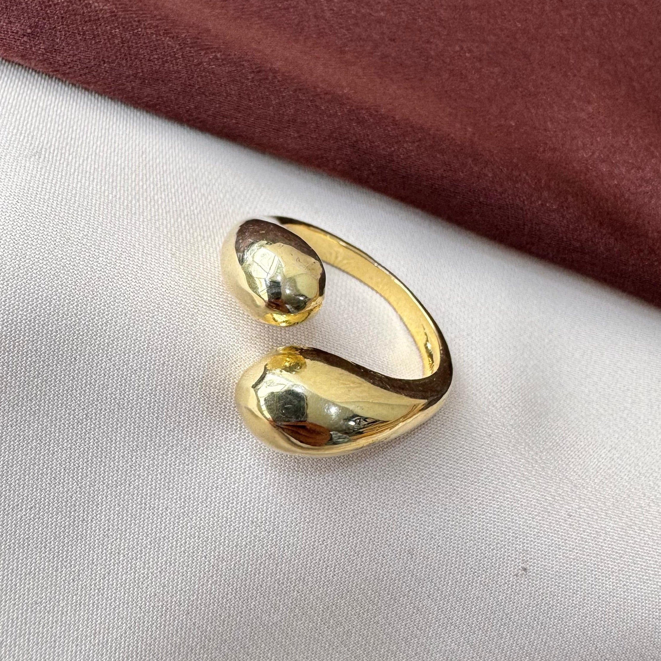 TFC New Adjustable Gold Plated Ring