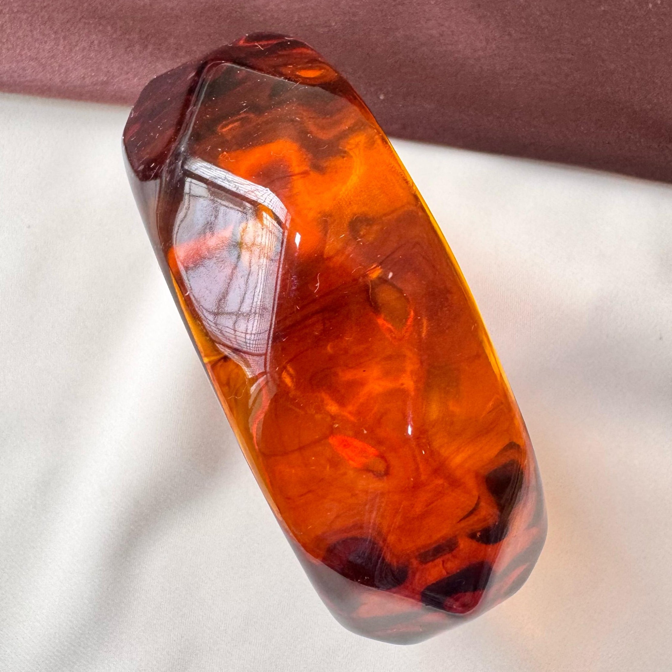 TFC Size 2.4 Amber Haze Resin Bangle