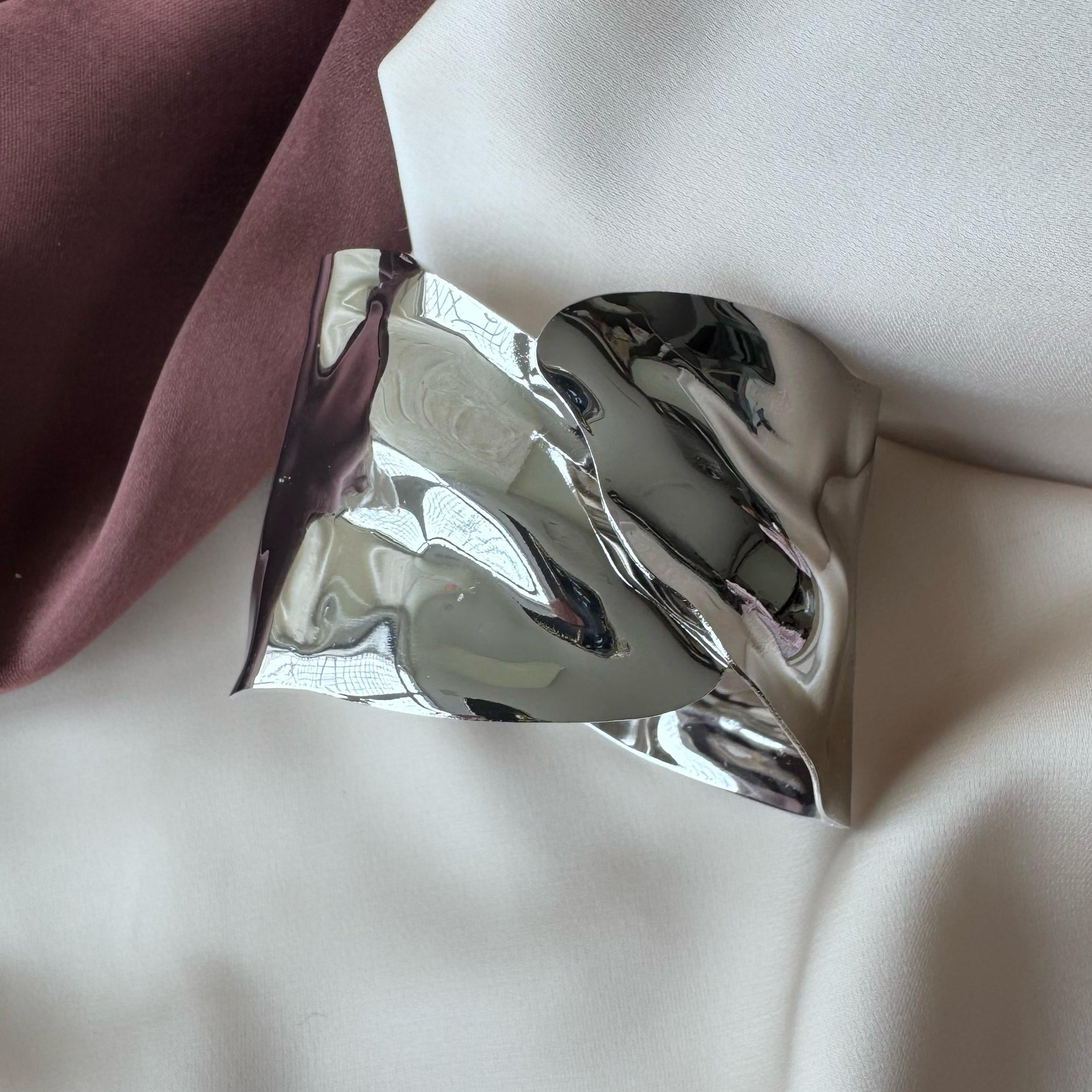 TFC Size 2.6 Innovative Silver Plated Bracelet Bangle