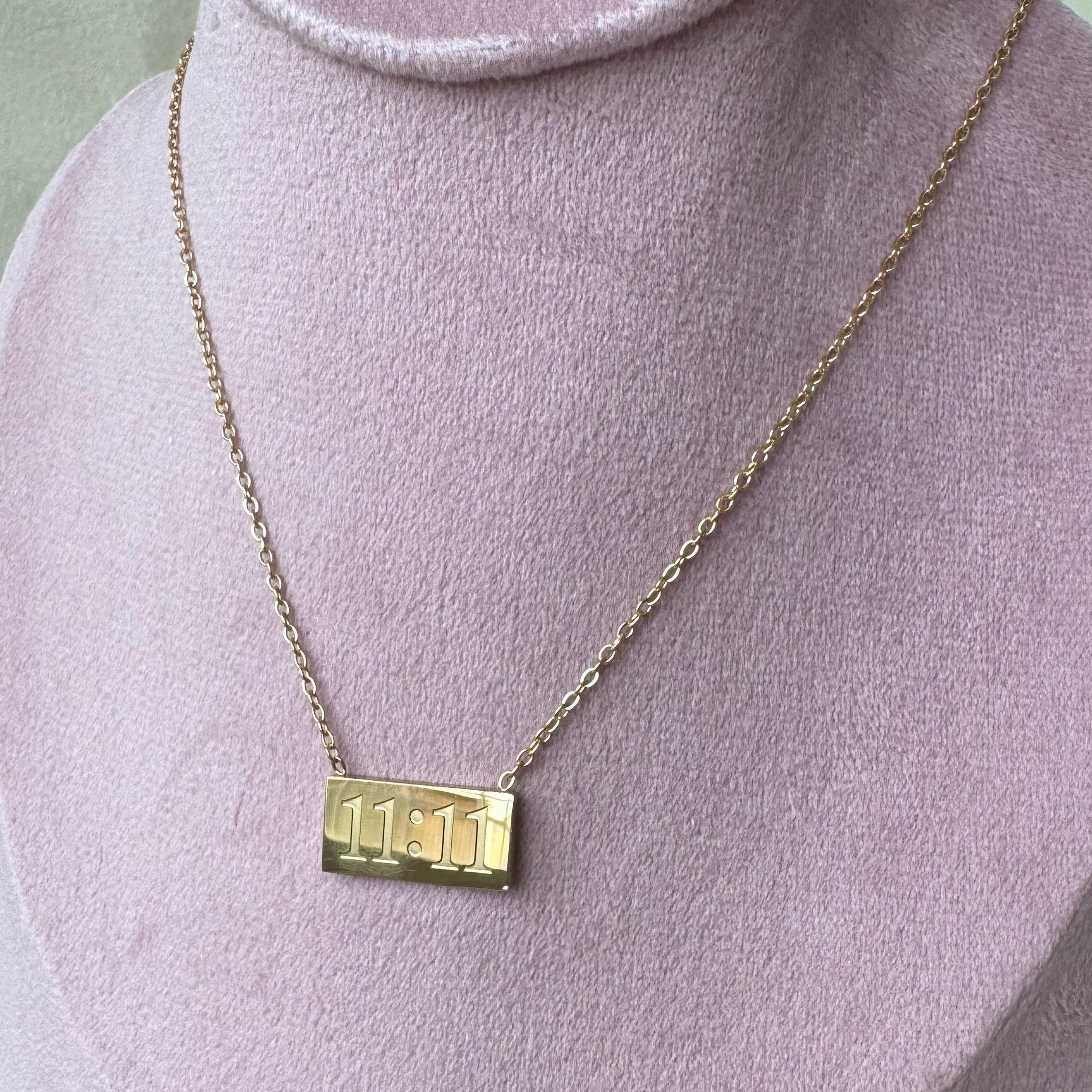 TFC 11:11 Lovecharm Gold Plated Necklace