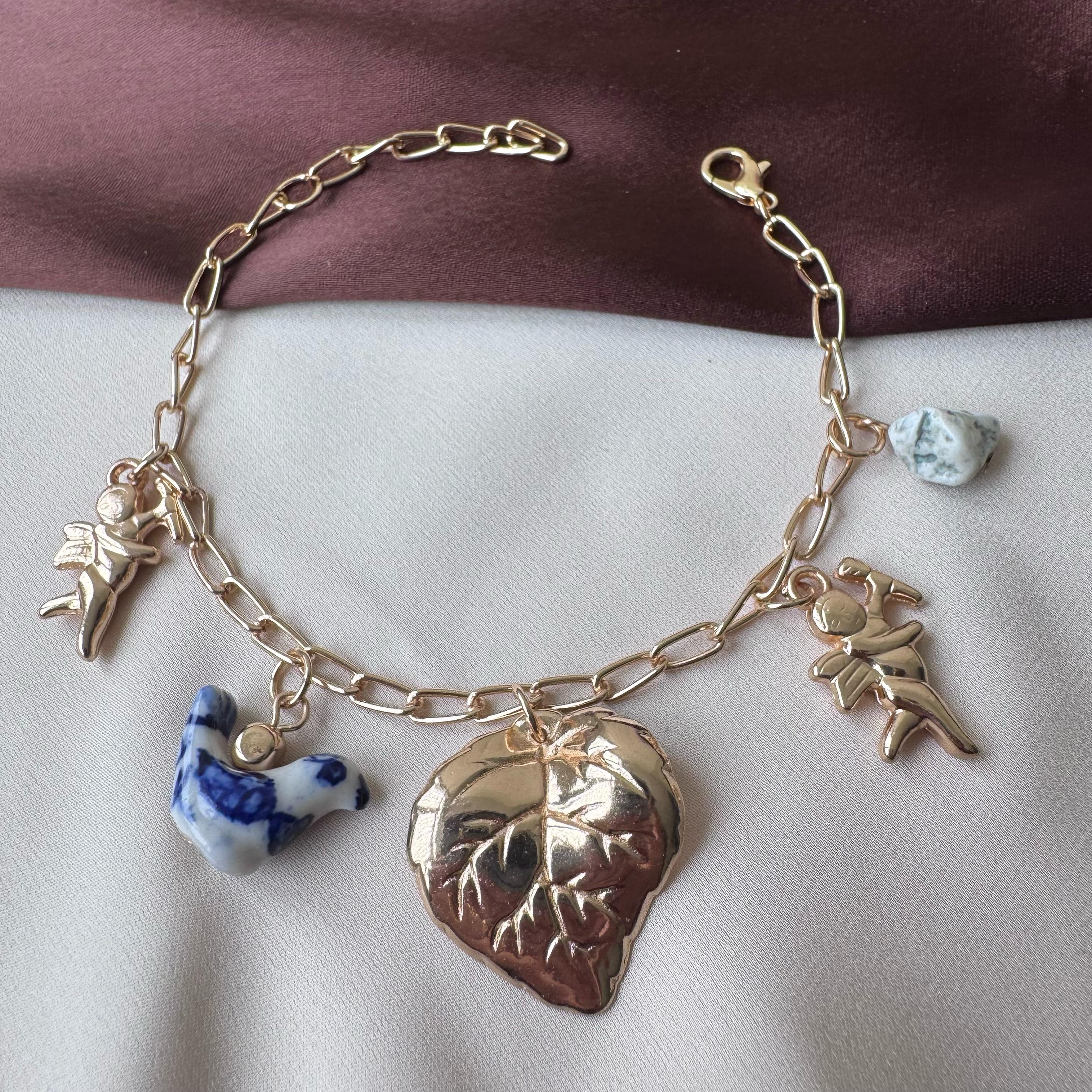TFC Leaves Gold Plated Bracelet