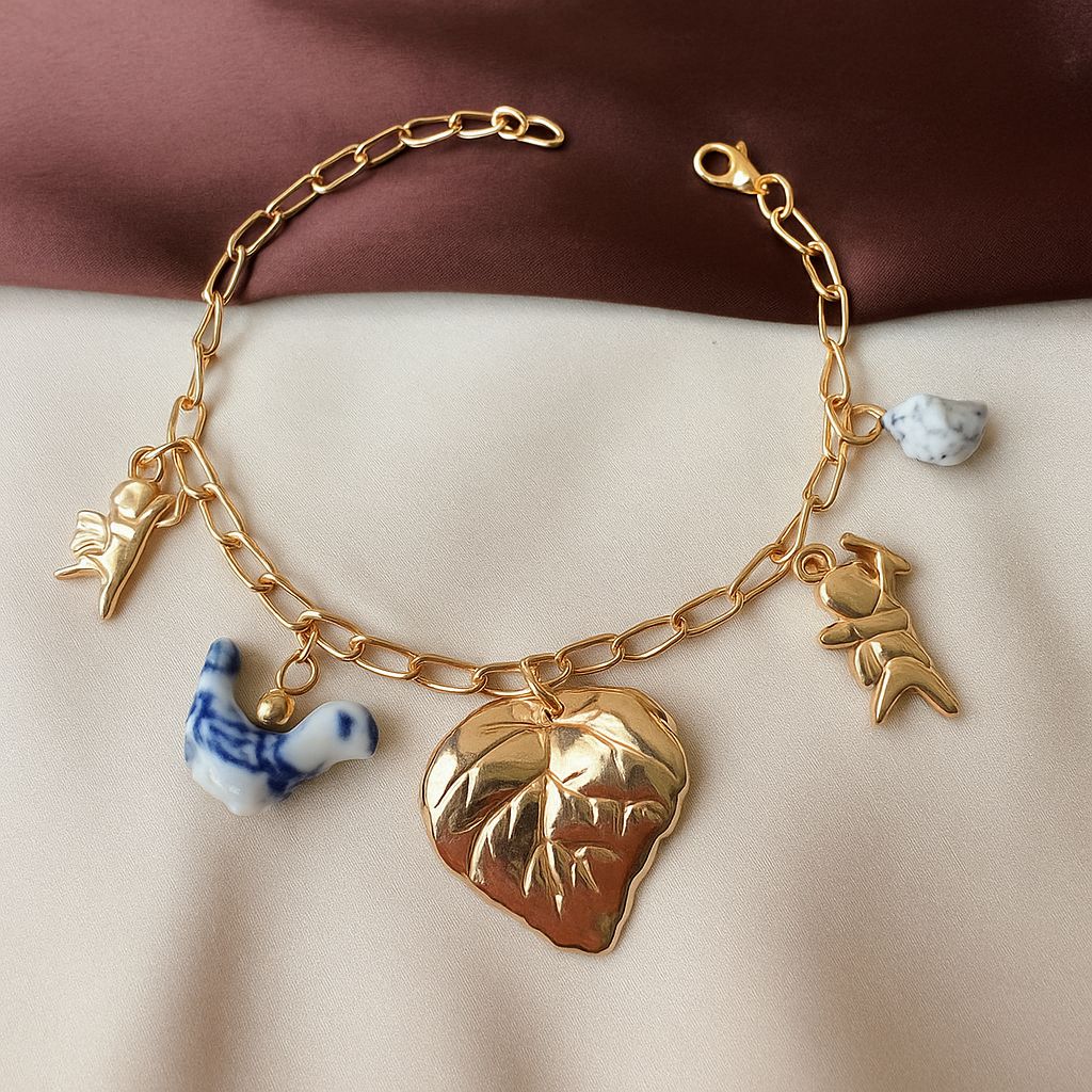 TFC Leaves Gold Plated Bracelet