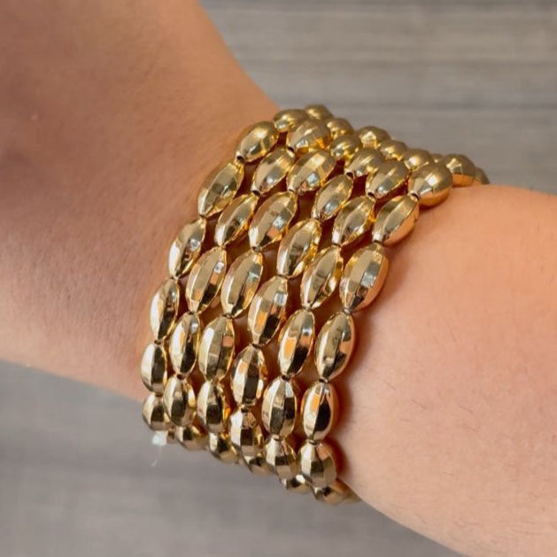 TFC Flick Gold Plated Bracelet (set of 6)