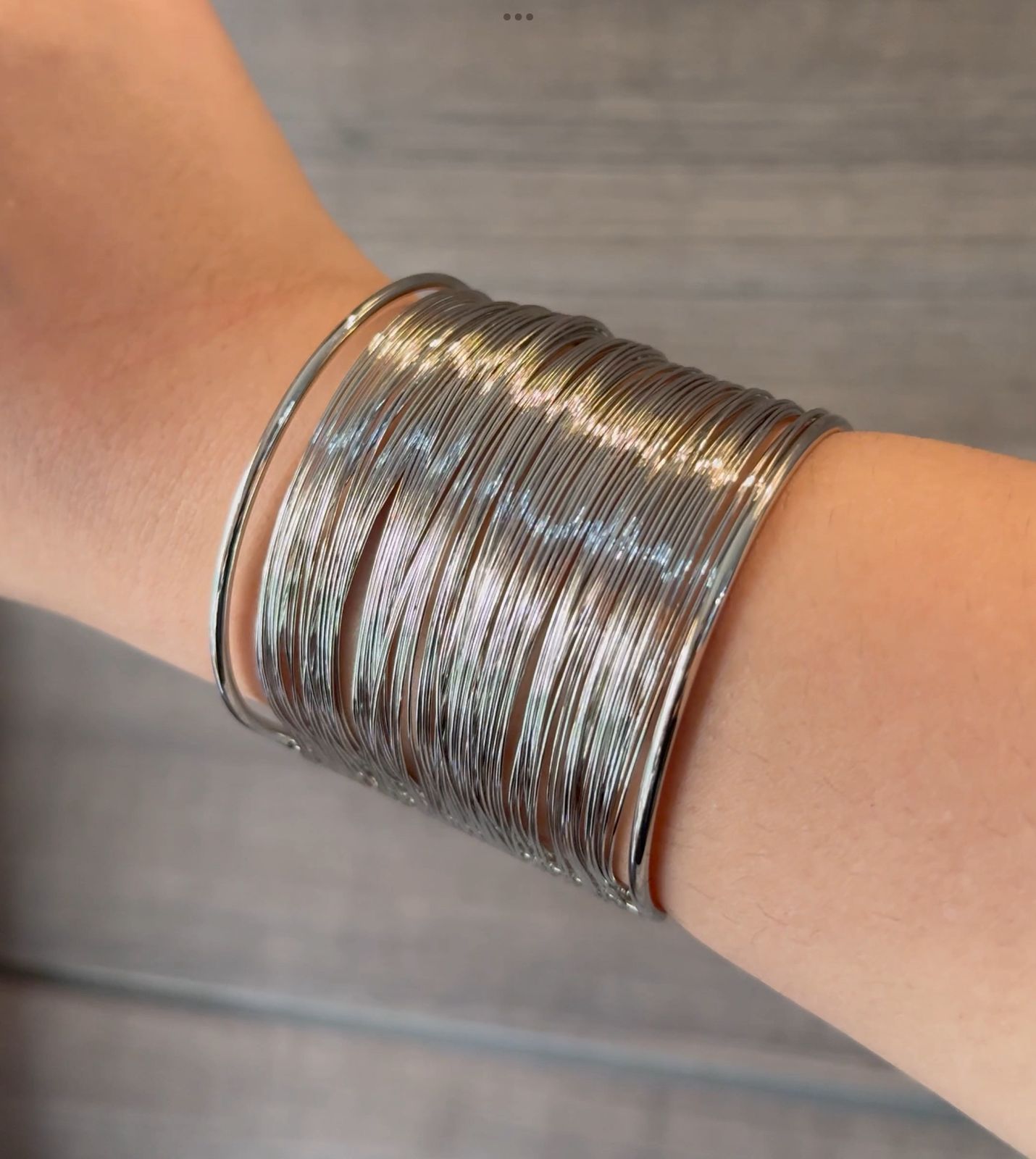 TFC Classic Silver Plated Cuff Bracelet