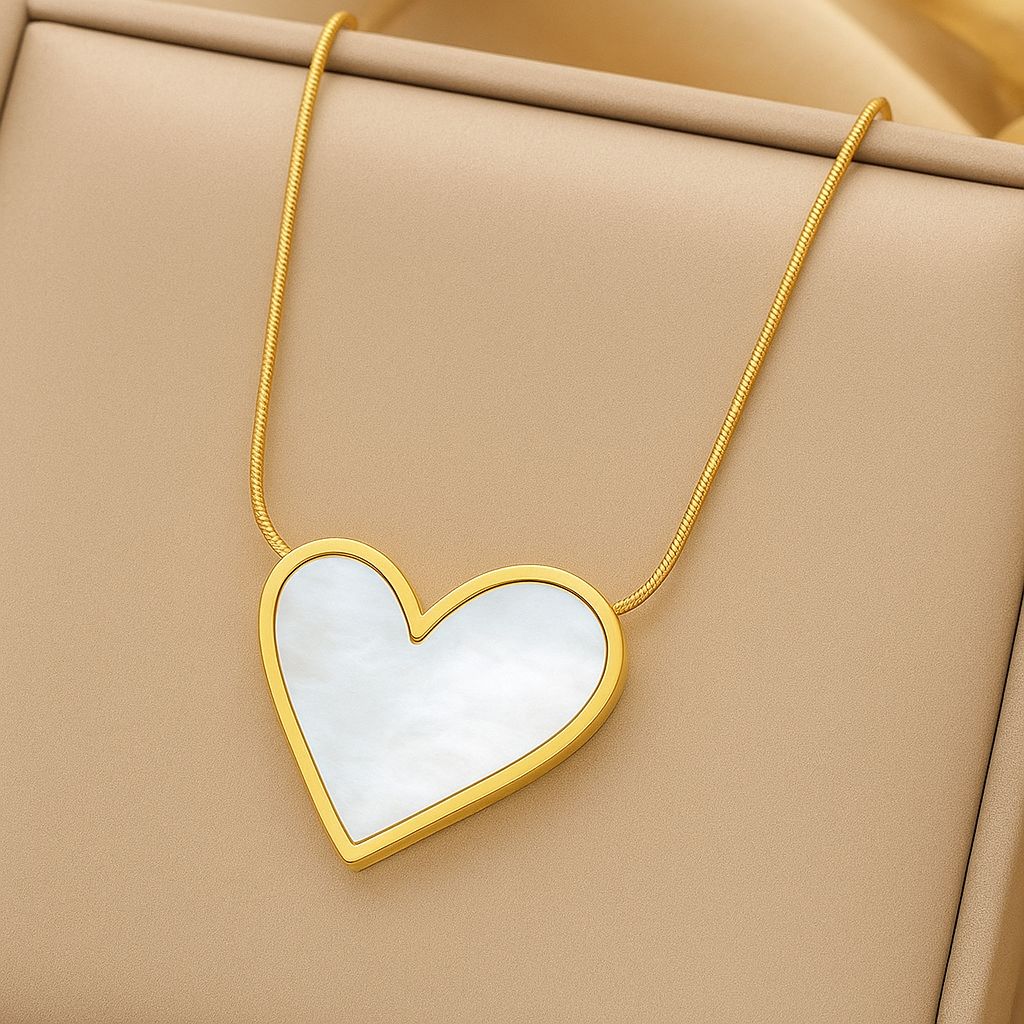 TFC Pure Heart Gold Plated Pendant Necklace