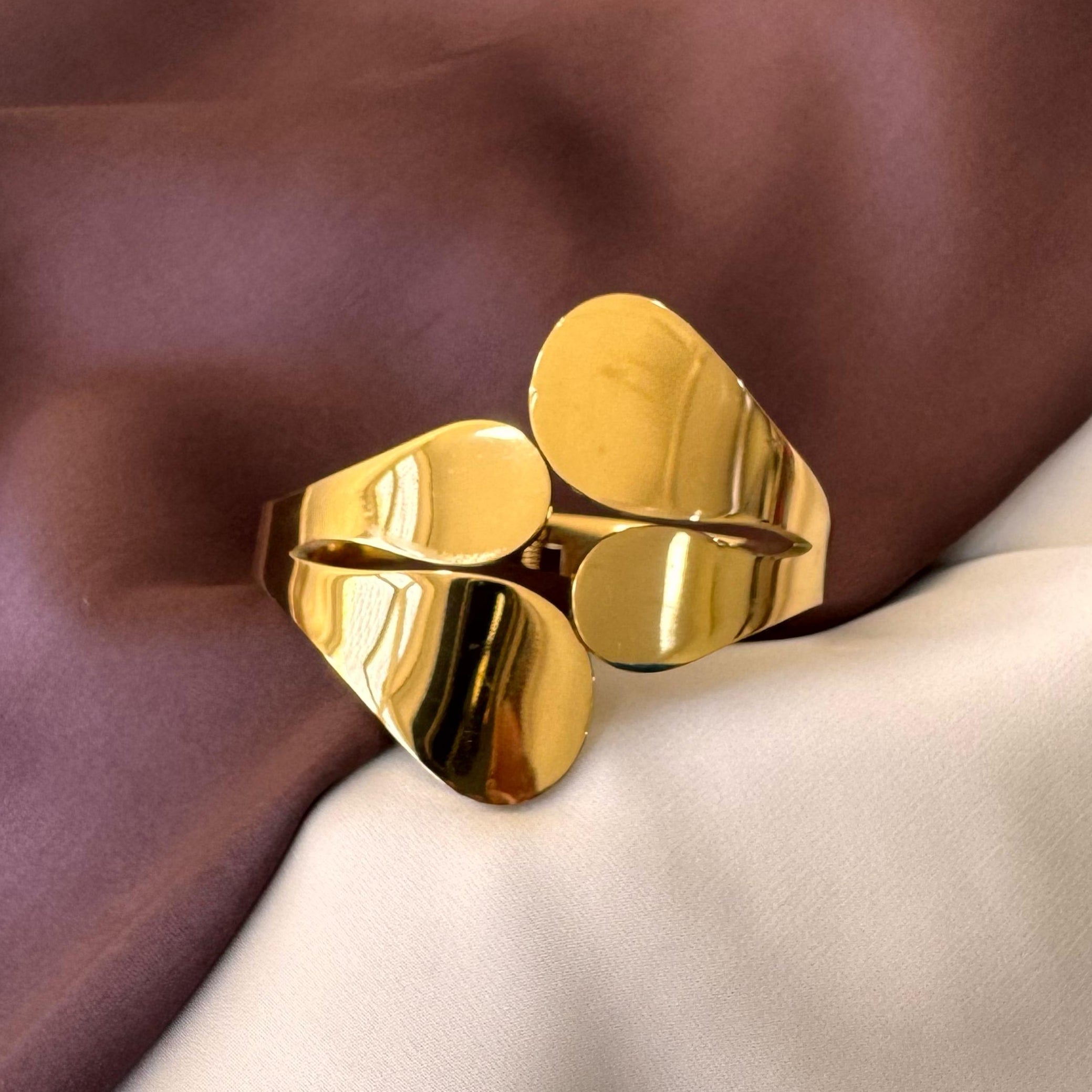 TFC Size 2.6 Cherish Gold Plated Bracelet Bangle
