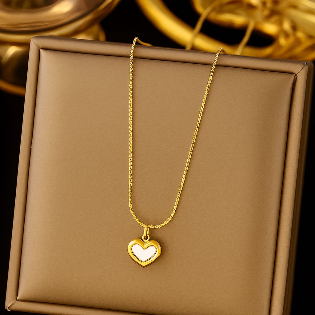 TFC Calm Heart Gold Plated Necklace