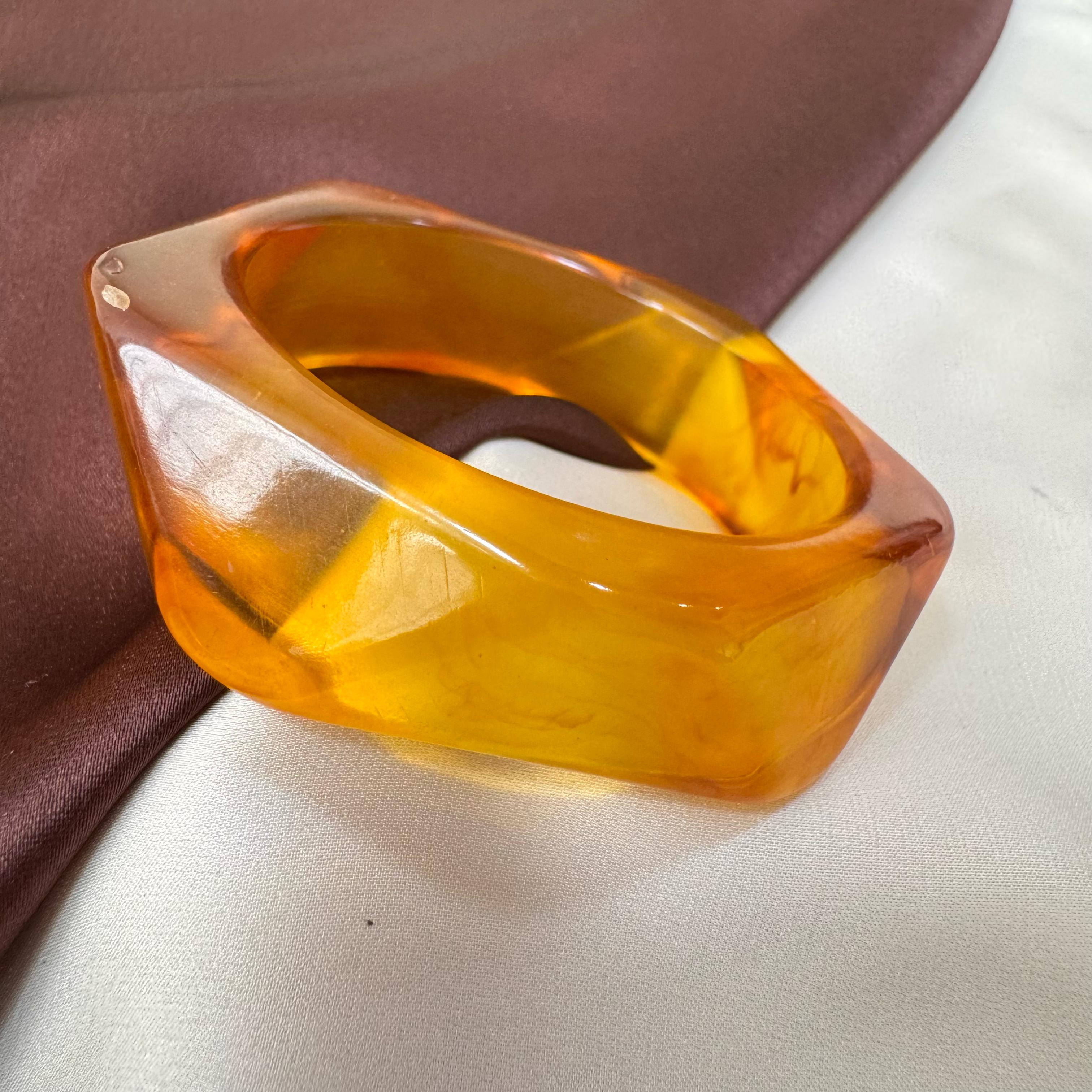 TFC Size 2.6 Caramel 5 Shine Resin Bangle
