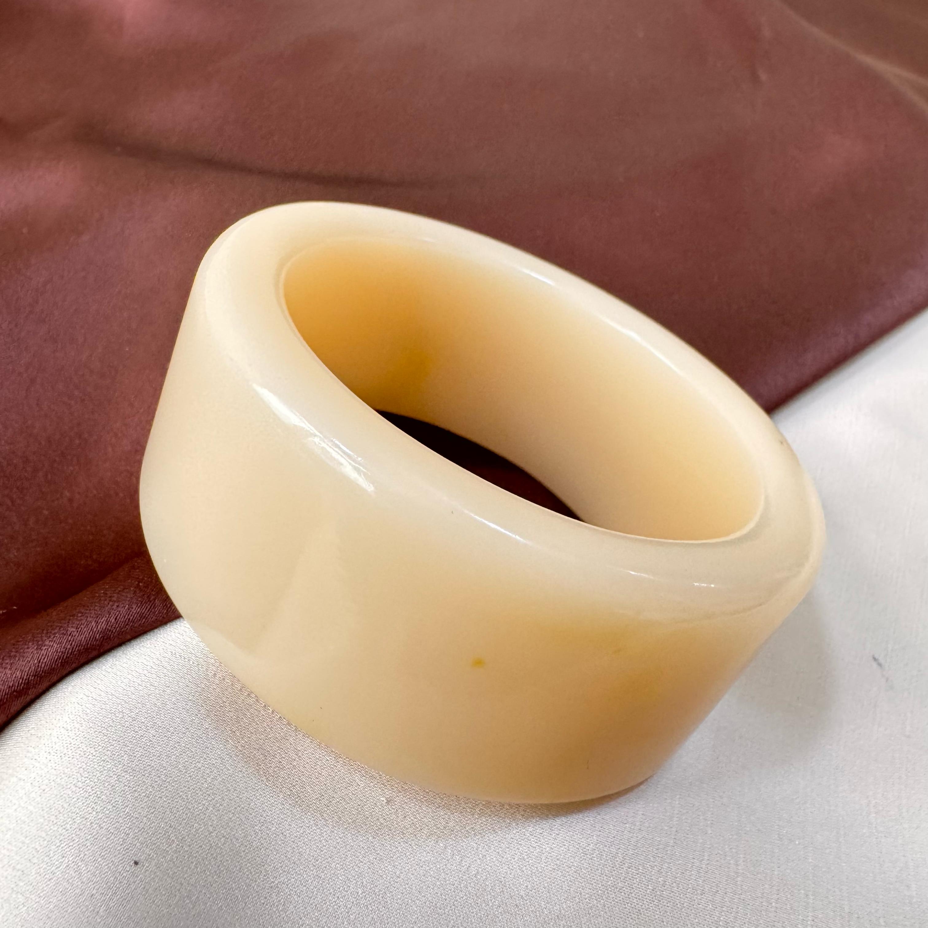 TFC Size 2.6 Plane White Resin Bracelet Bangle