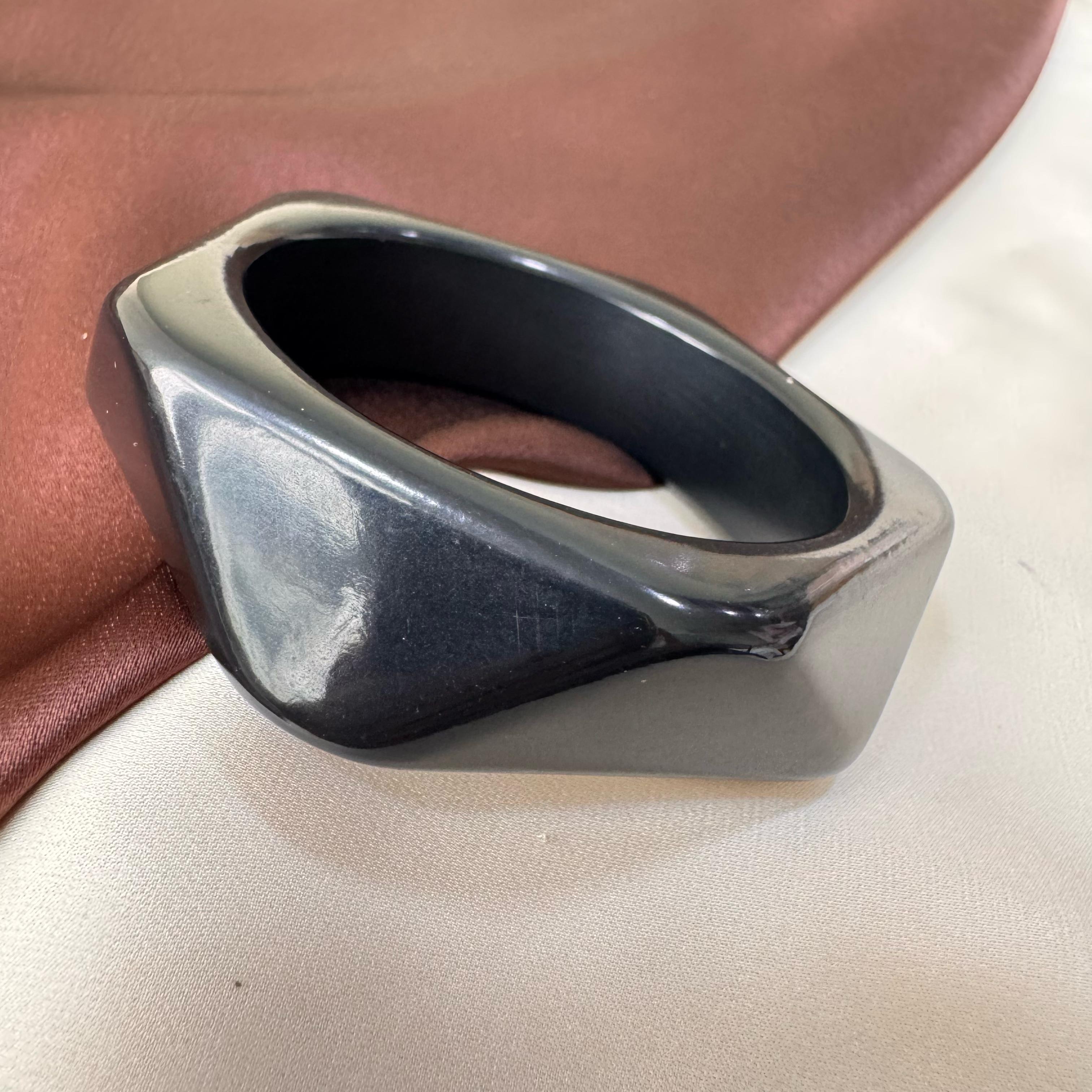 TFC size 2.6 Black Resin Bangle