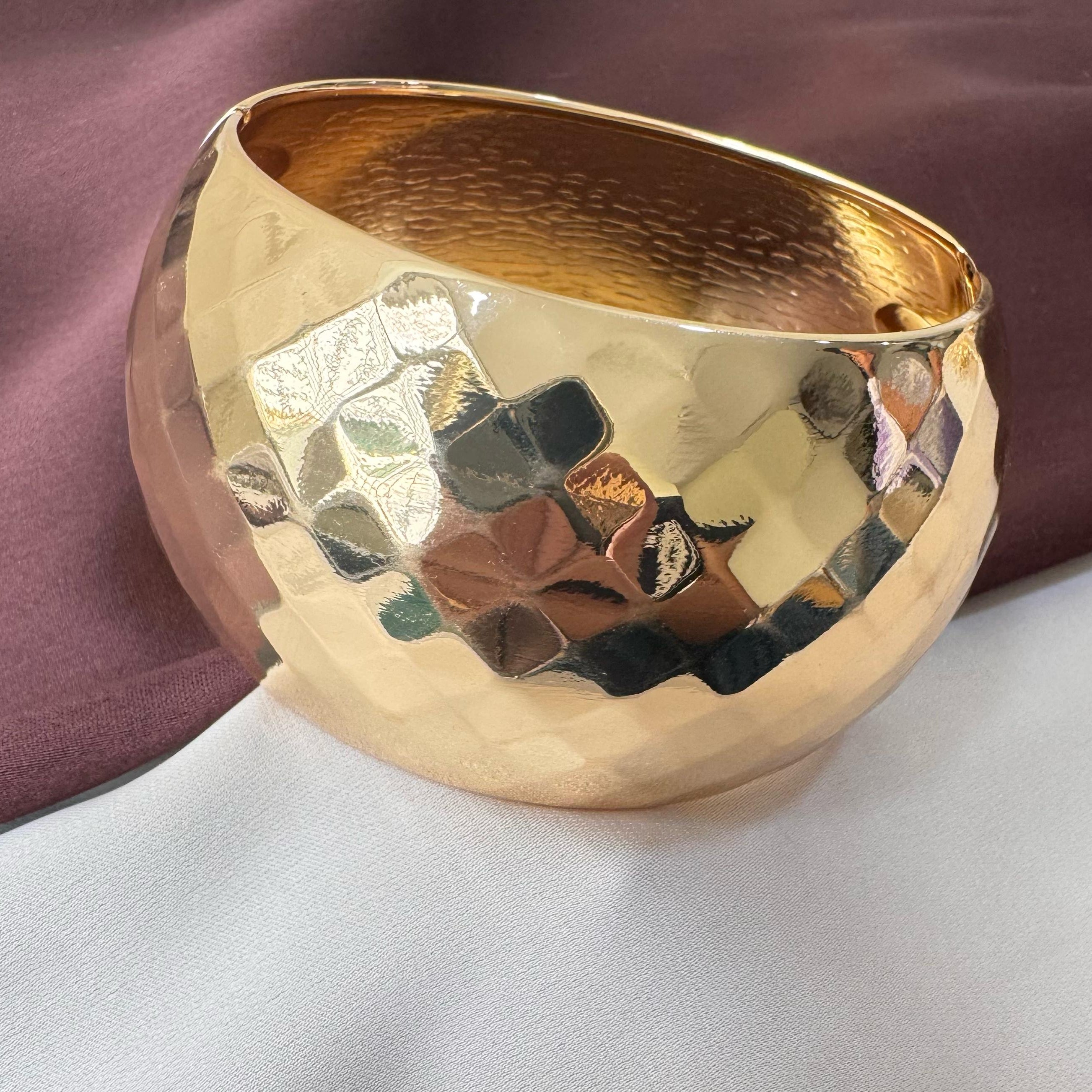TFC Size 2.6 Brilliance Style Gold Plated Bracelet Bangle