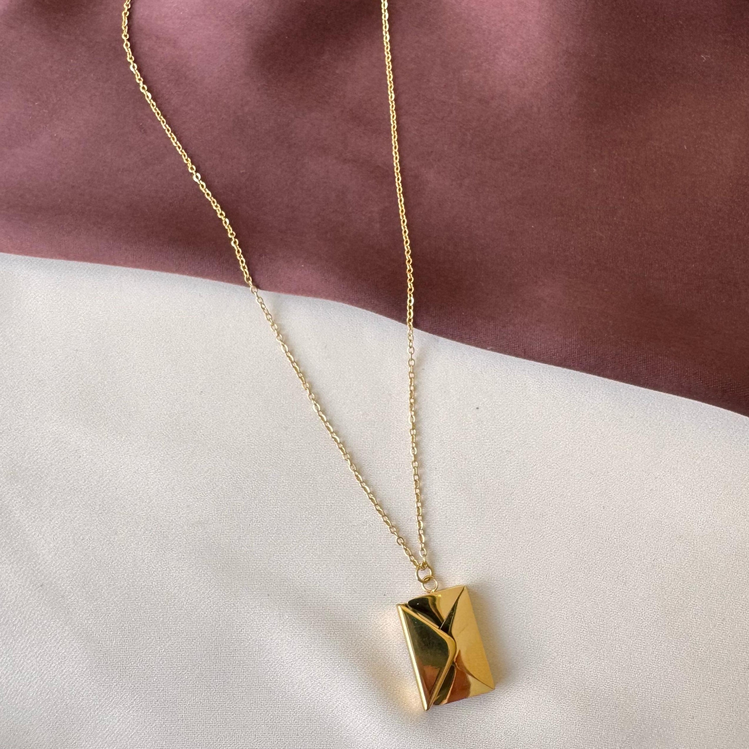 TFC Love Letter Gold Plated Necklace