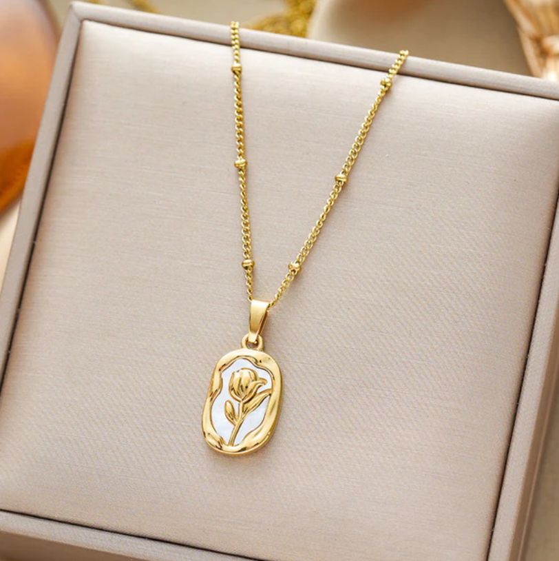 TFC Cute Rose Gold Plated Pendant Necklace