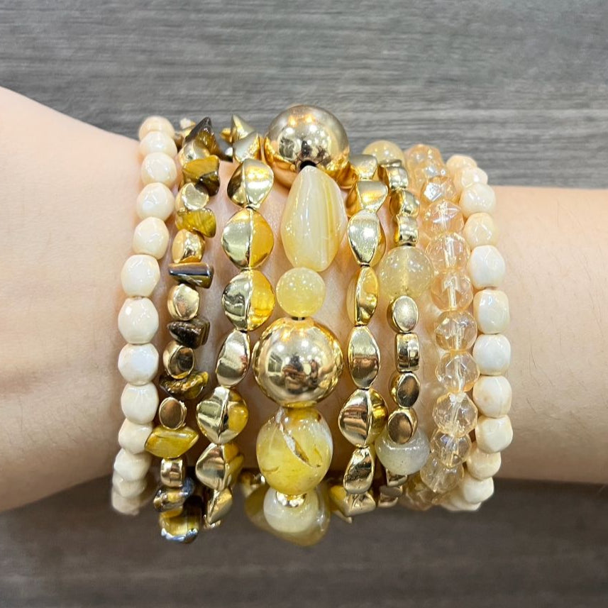 TFC Sunlight Gold Plated Bracelet (set of 8)