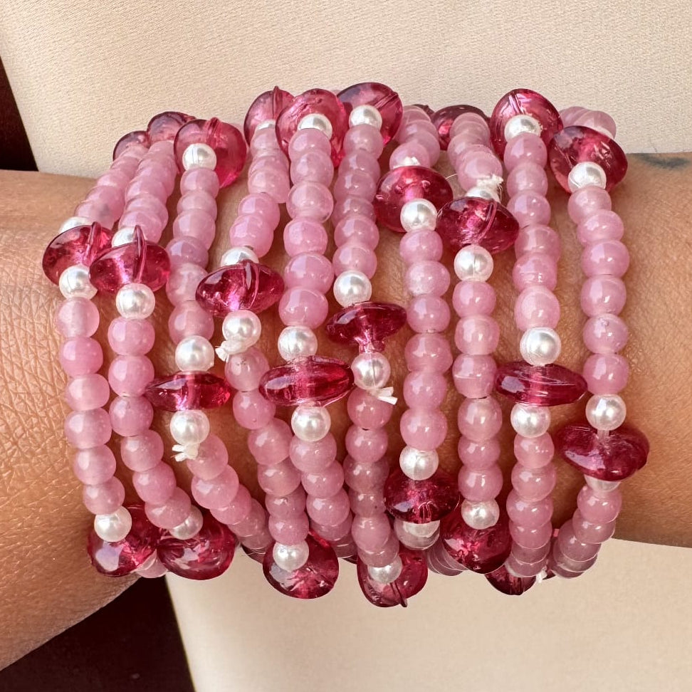 TFC Baby Pink Bracelet (set of 10)