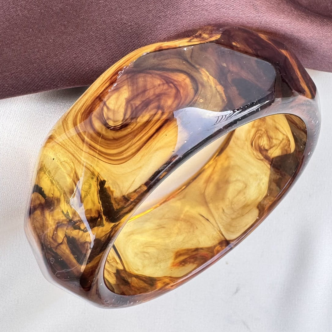 TFC Size 2.8 Light Smokey Resin Bangle