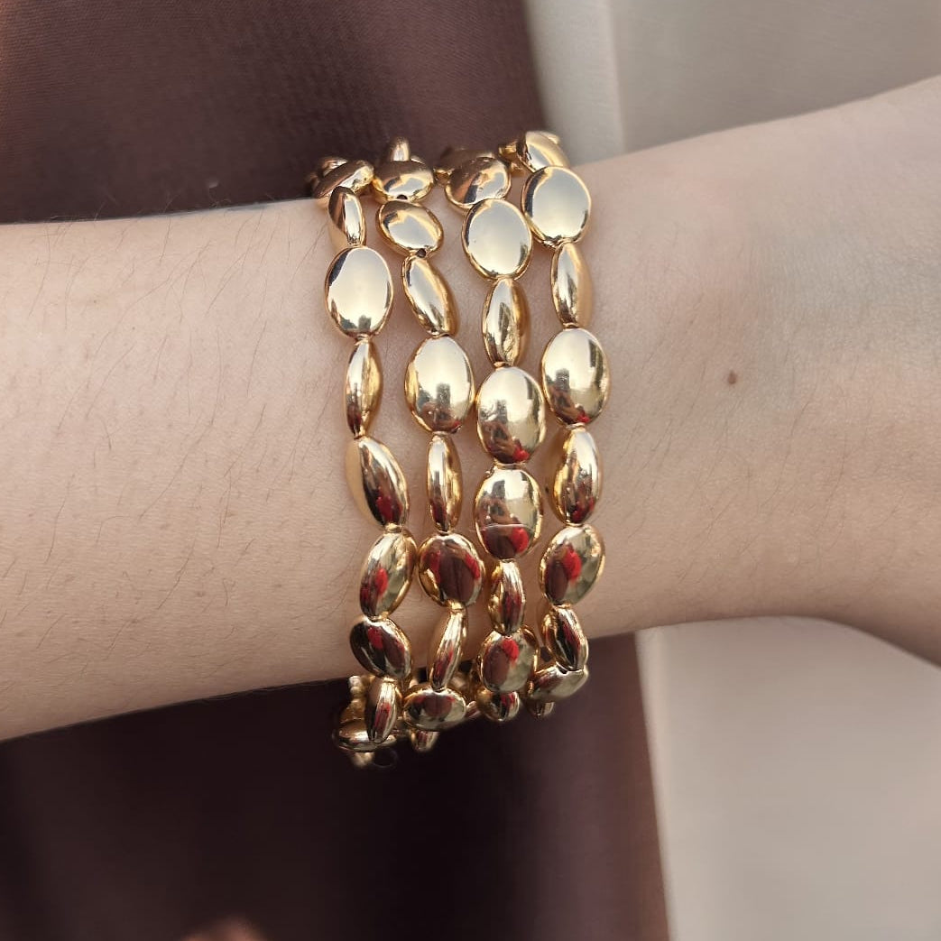 TFC Glamour Icons Gold Plated Bracelet (set of 4)