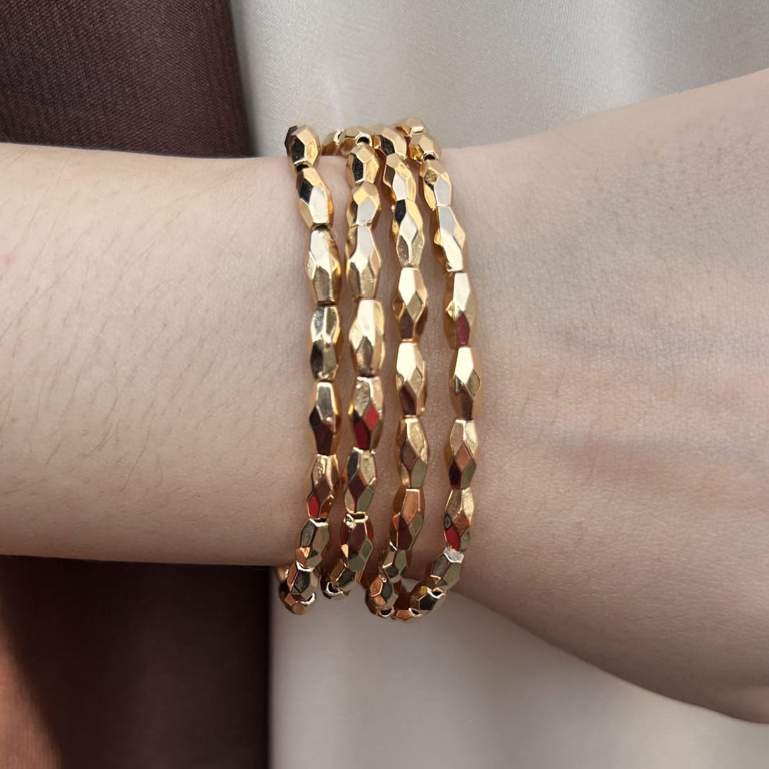 TFC Sparkle Gold Plated Bracelet (set of 4)